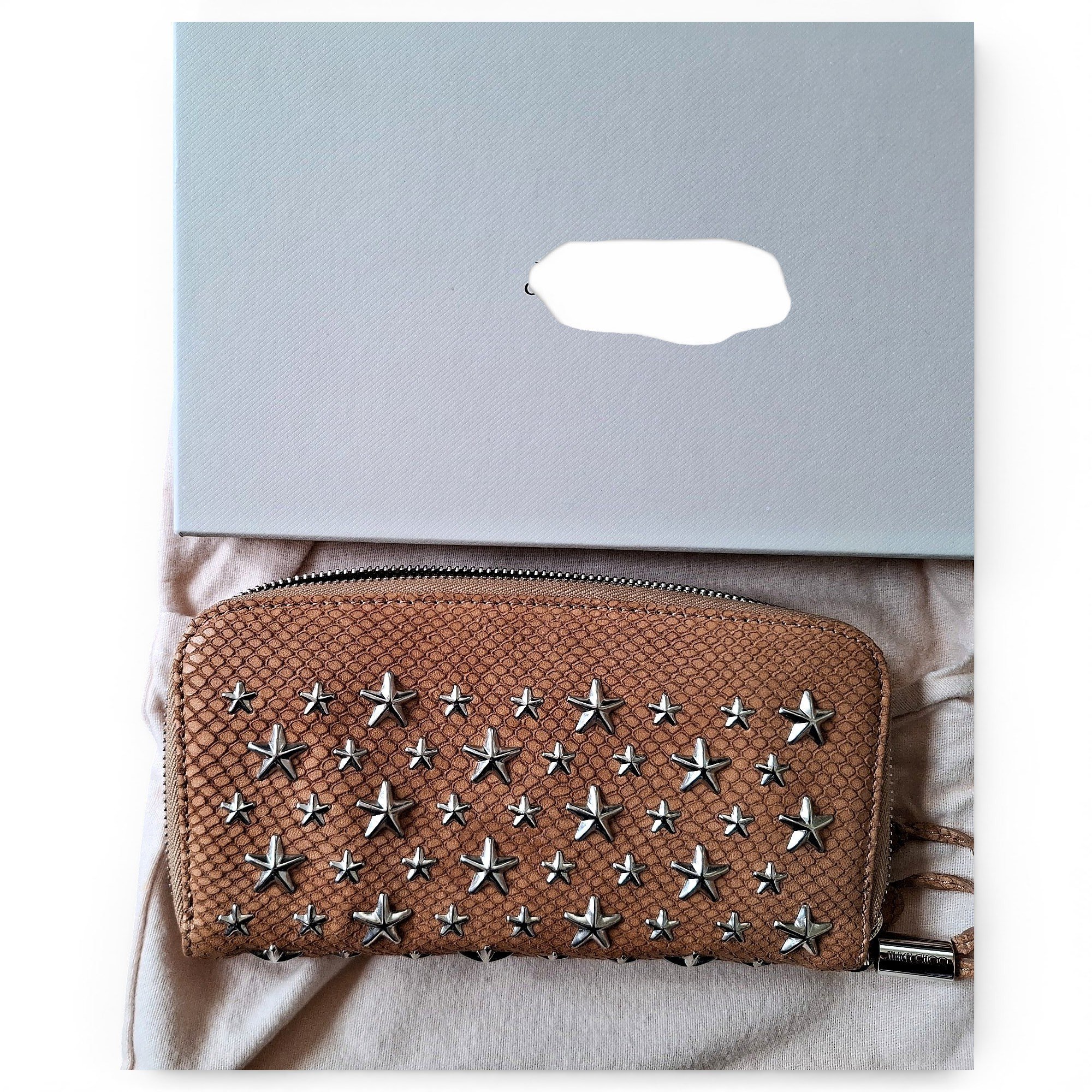 Leather clutch bag