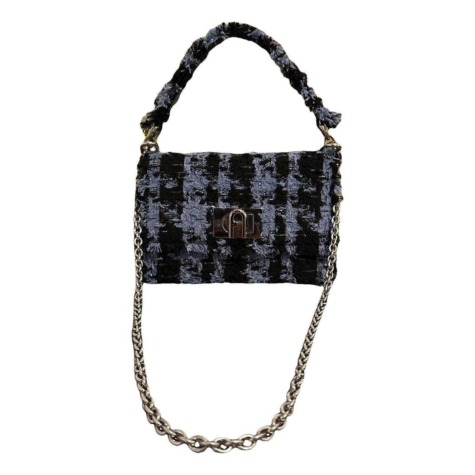Furla Tweed crossbody bag