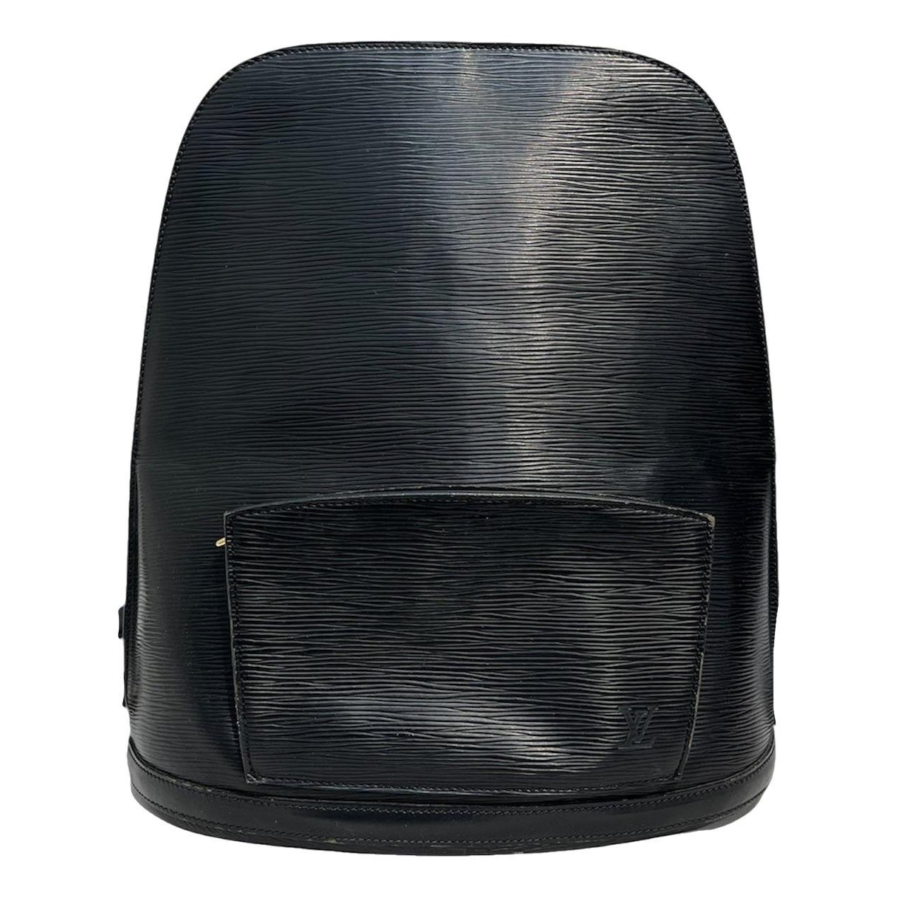 Leather backpack