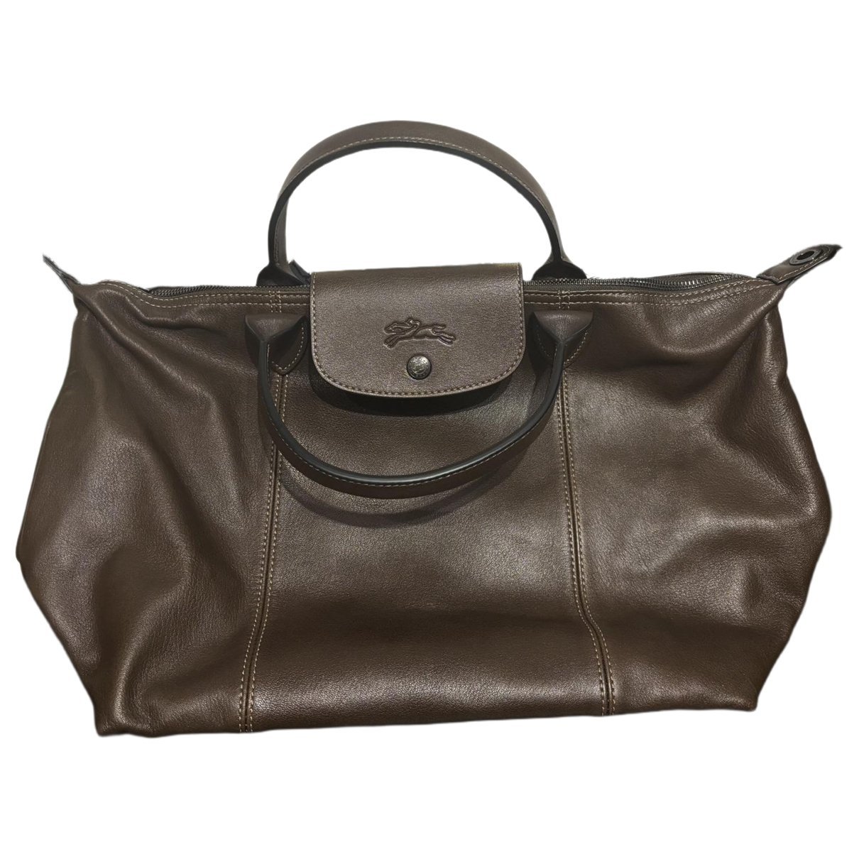 Pliage leather handbag