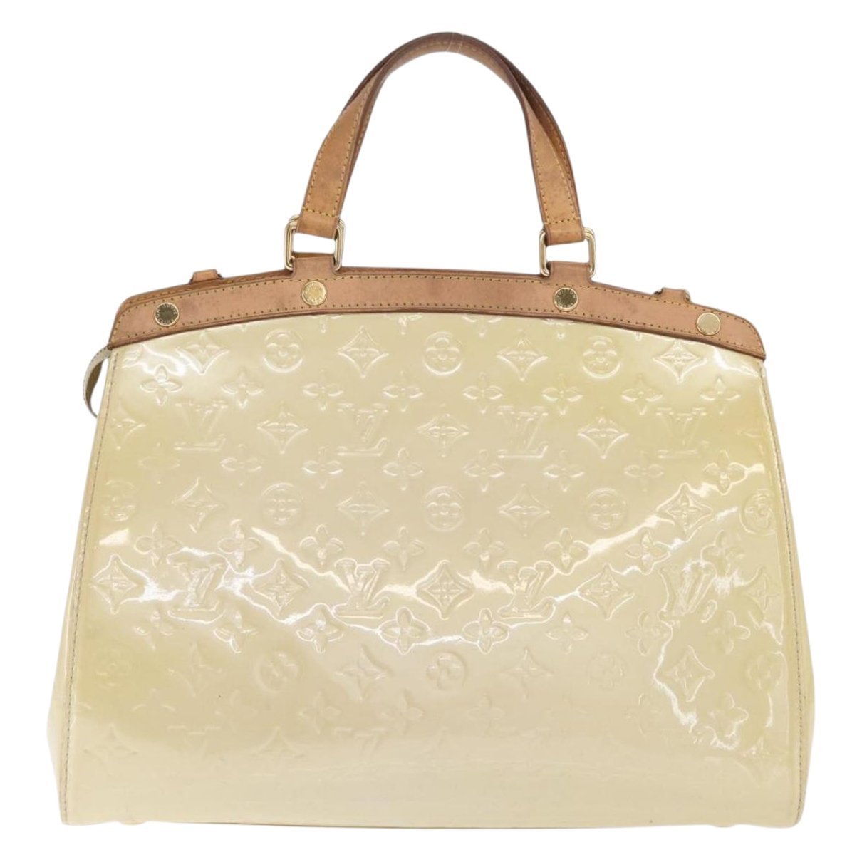 Patent leather handbag