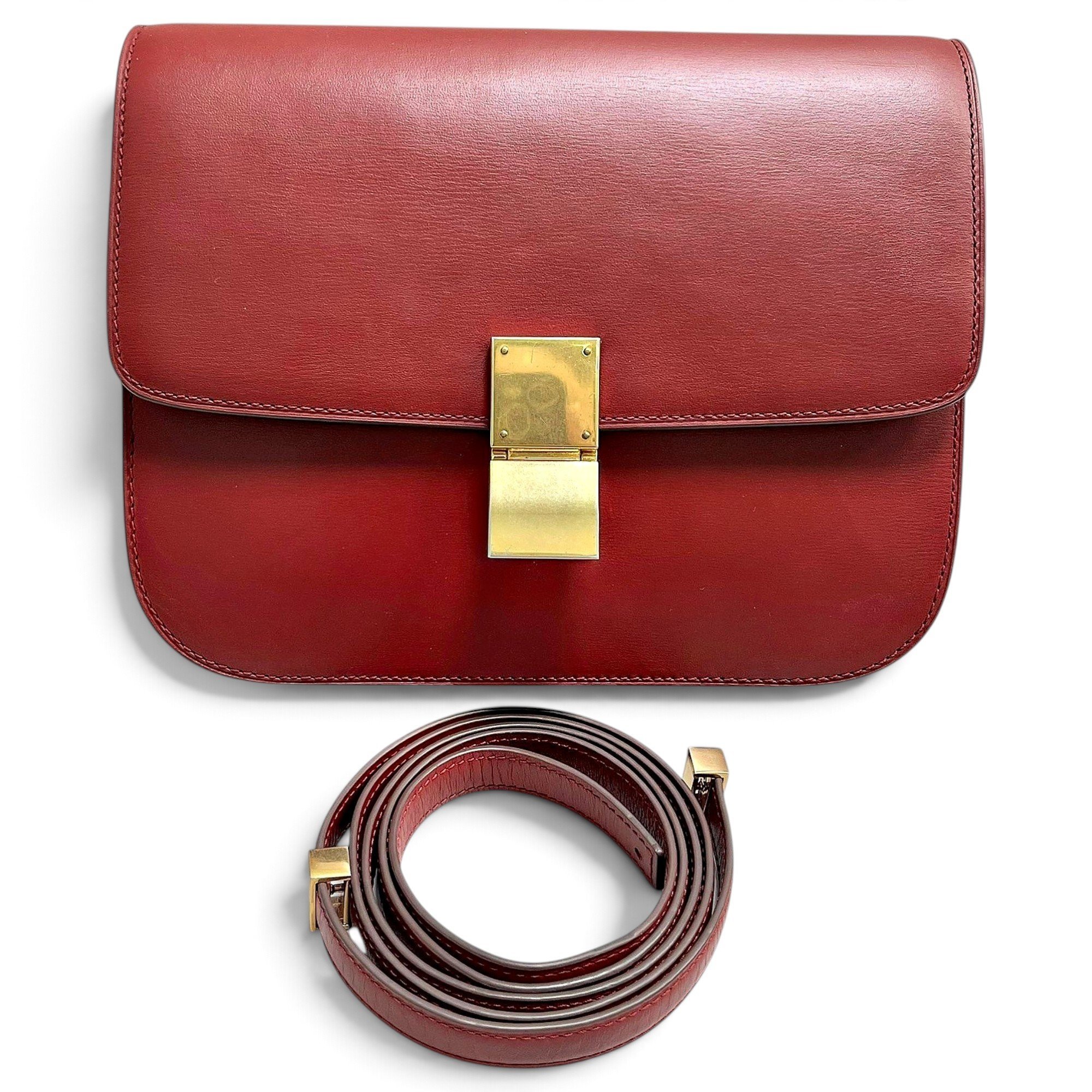 Classic leather handbag