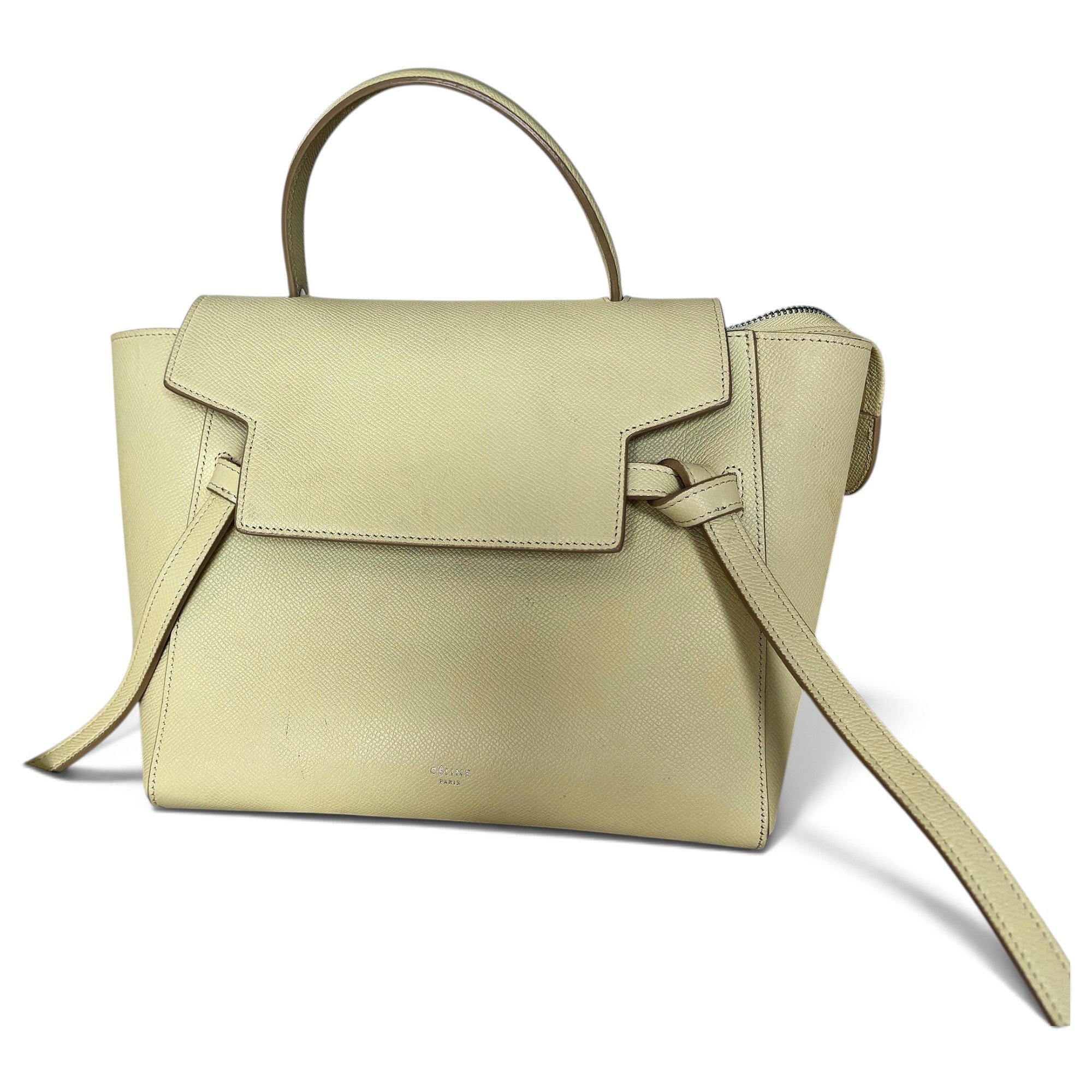 Belt leather handbag
