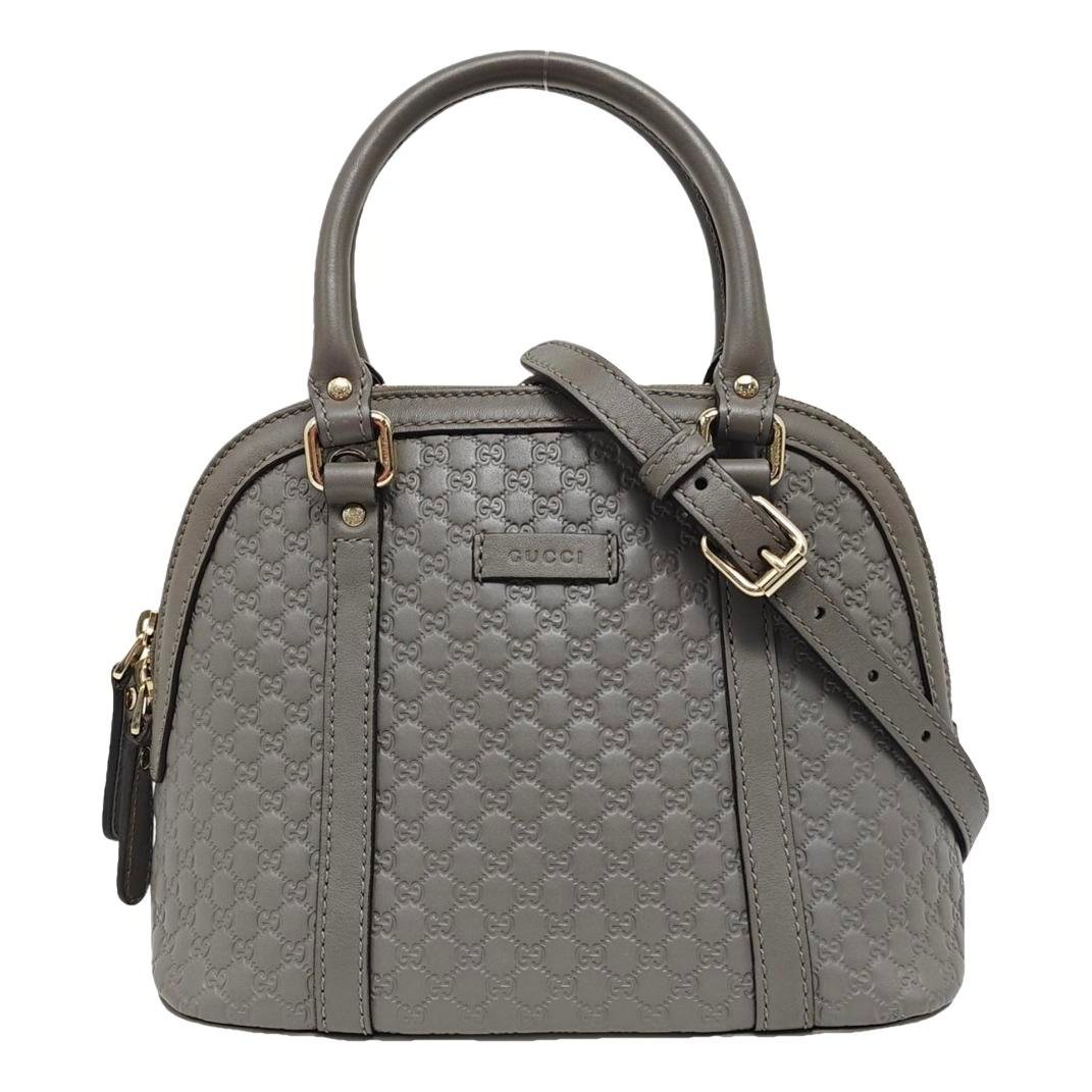 Dôme leather handbag