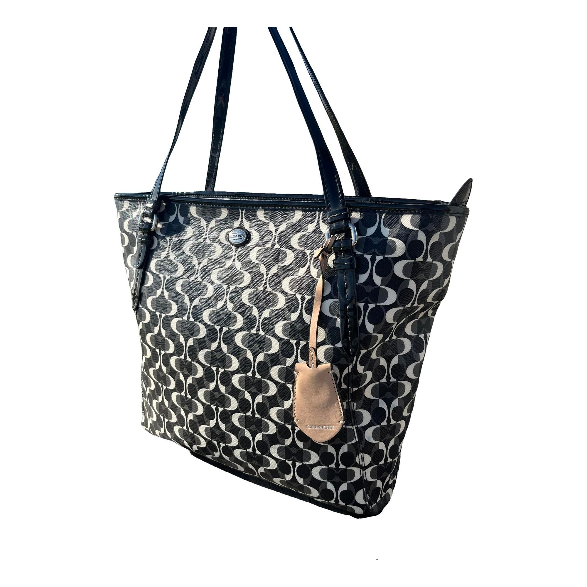 CITY ZIP TOTE leather handbag