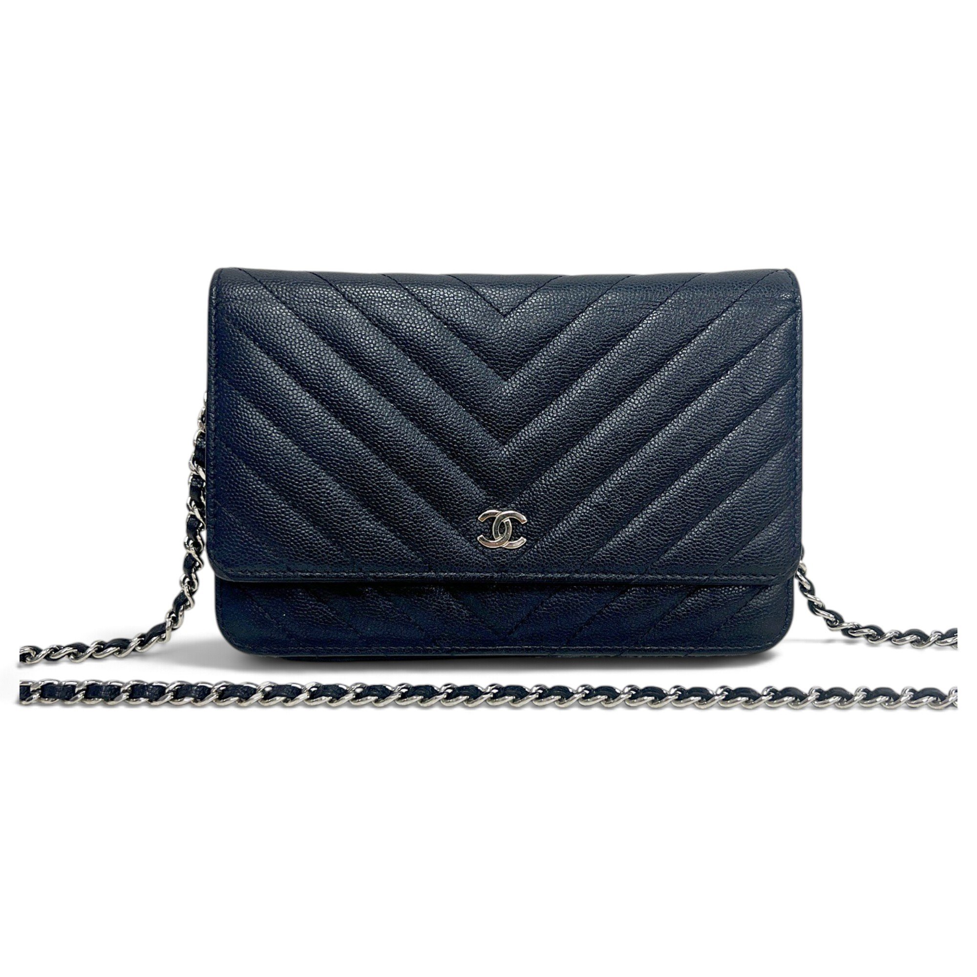 Wallet On Chain Timeless/Classique leather handbag