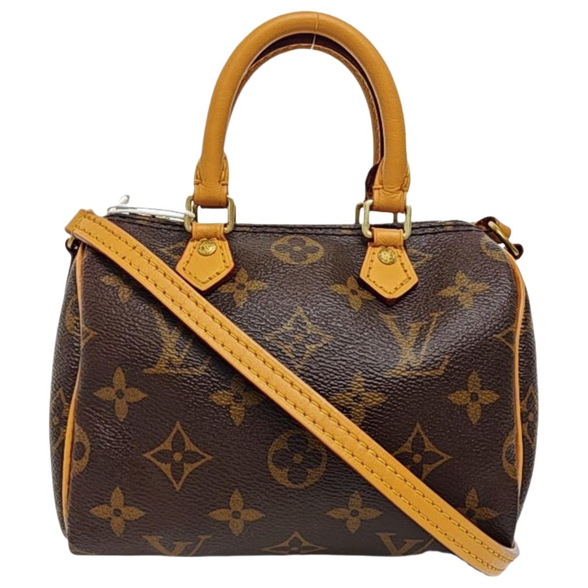 Nano Speedy / Mini HL leather handbag