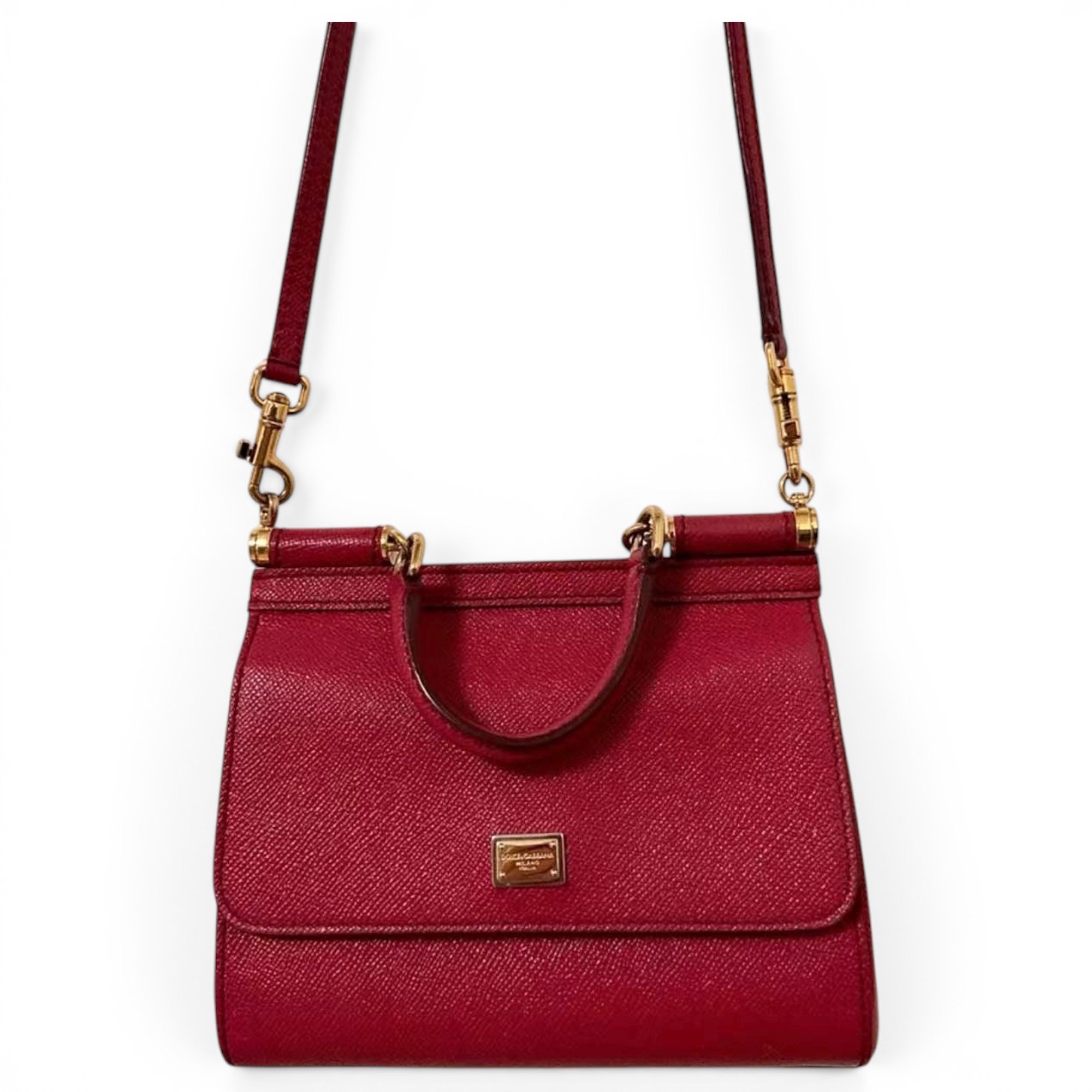 Dolce & Gabbana Sicily leather handbag
