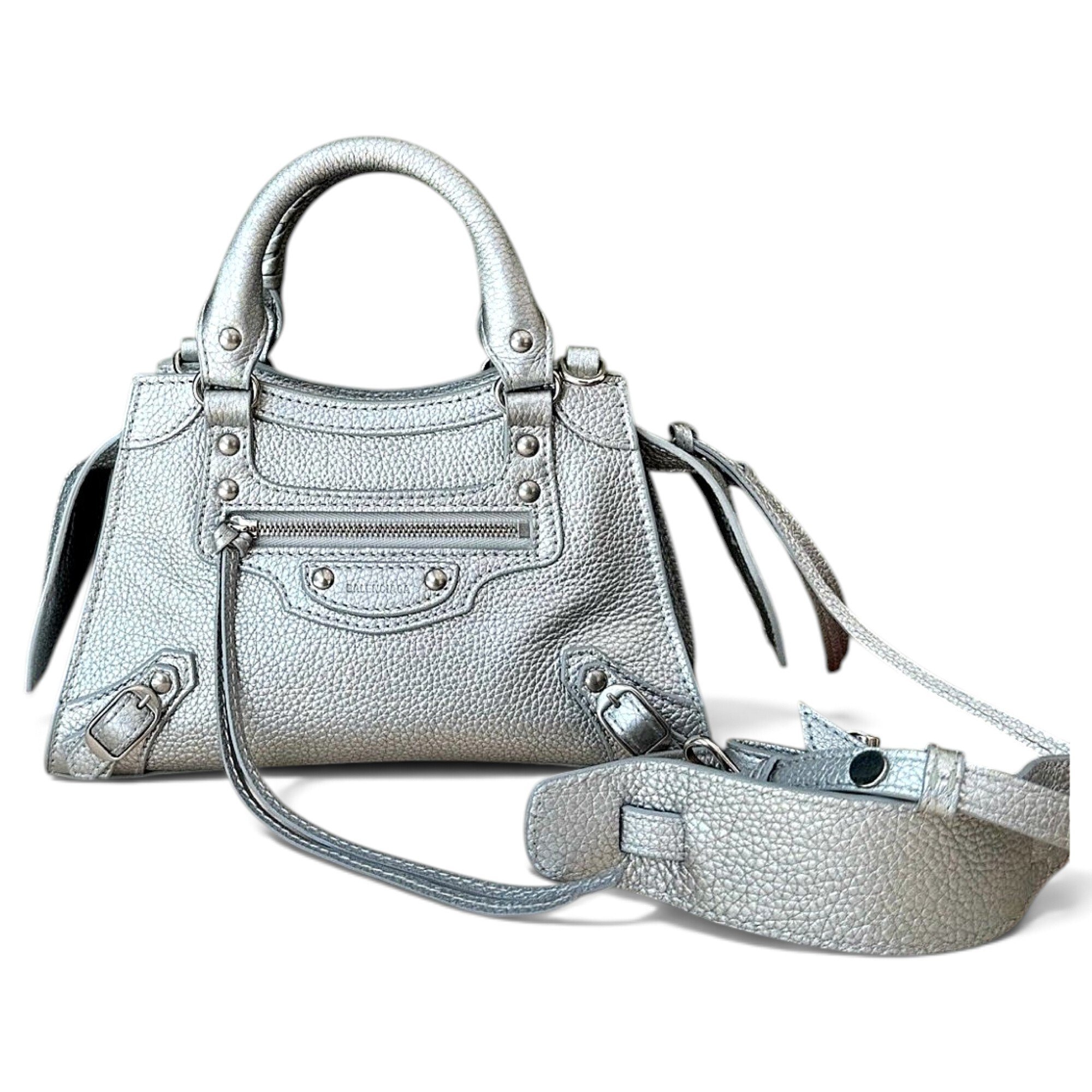 Neo Cagole City leather satchel