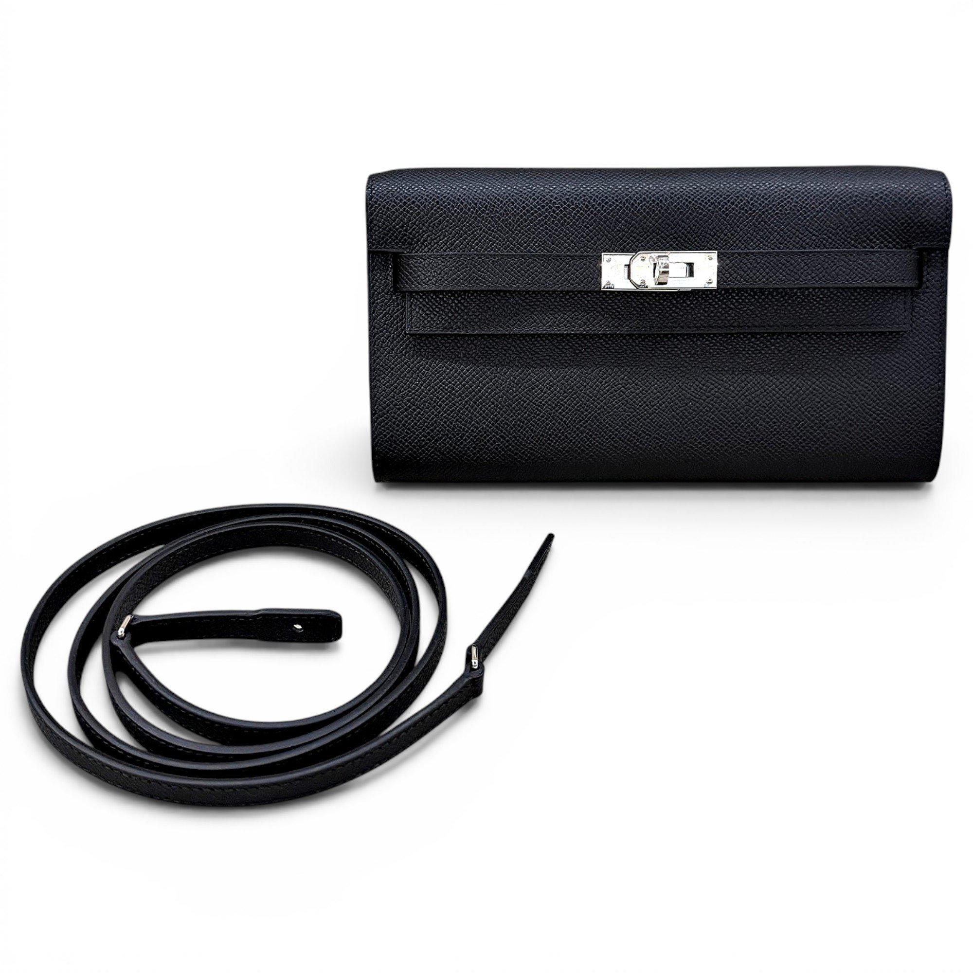 Kelly to go leather clutch bag