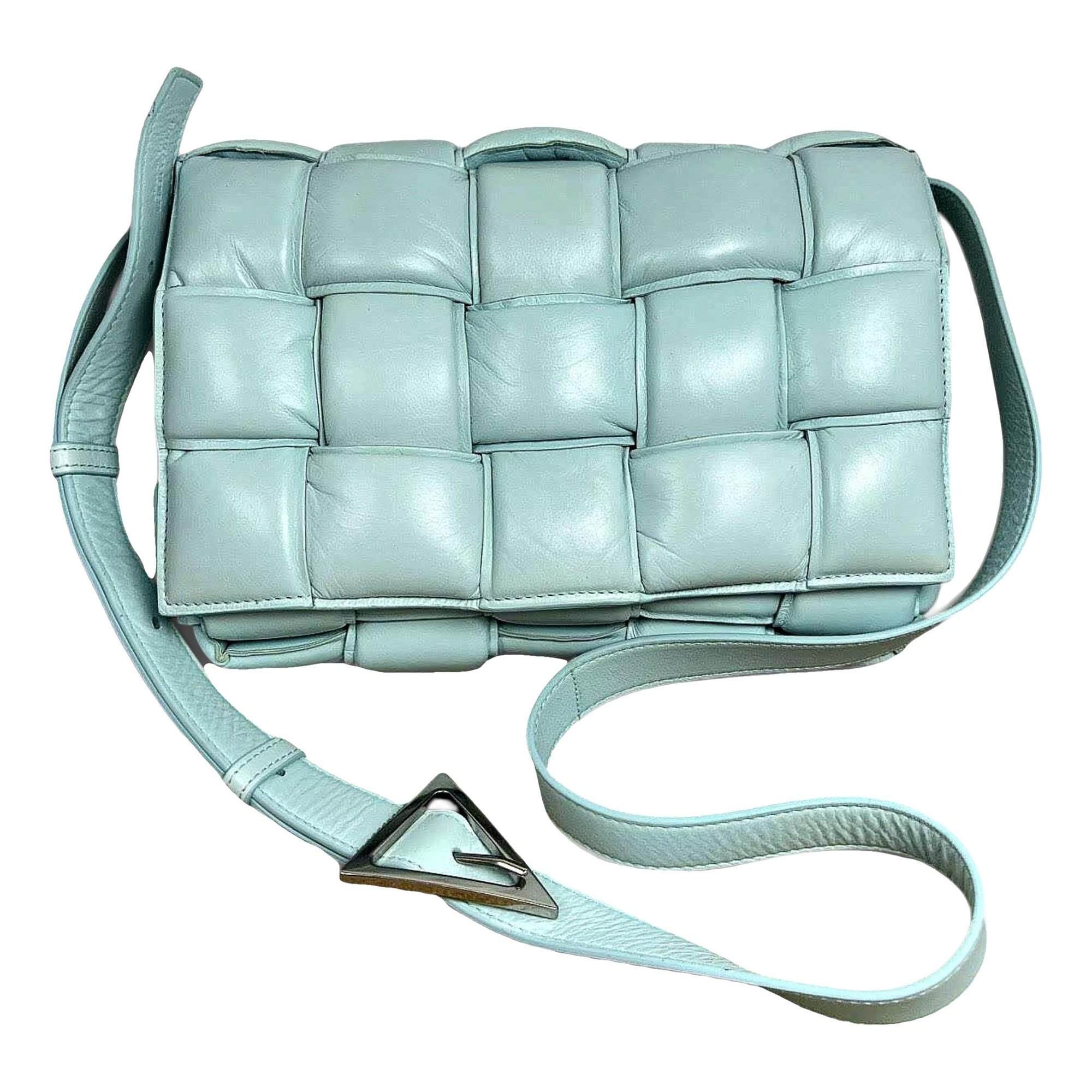 Cassette Padded leather handbag