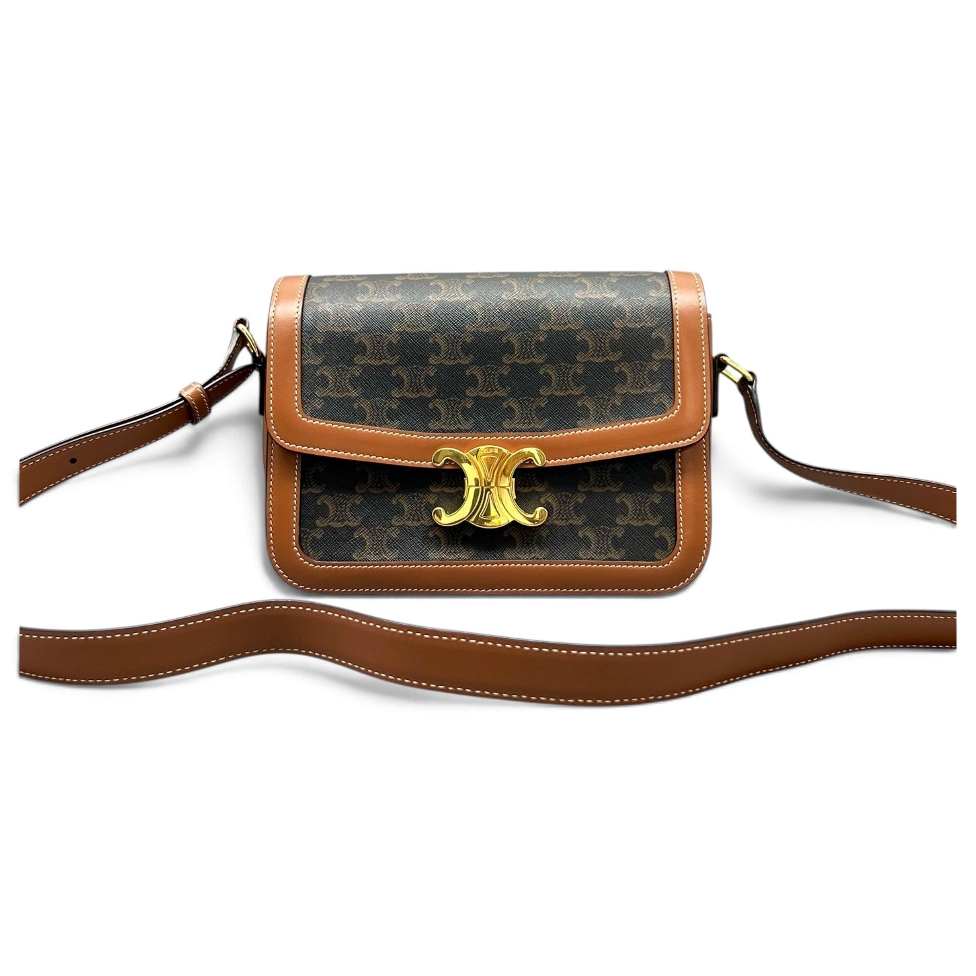Triomphe cloth crossbody bag