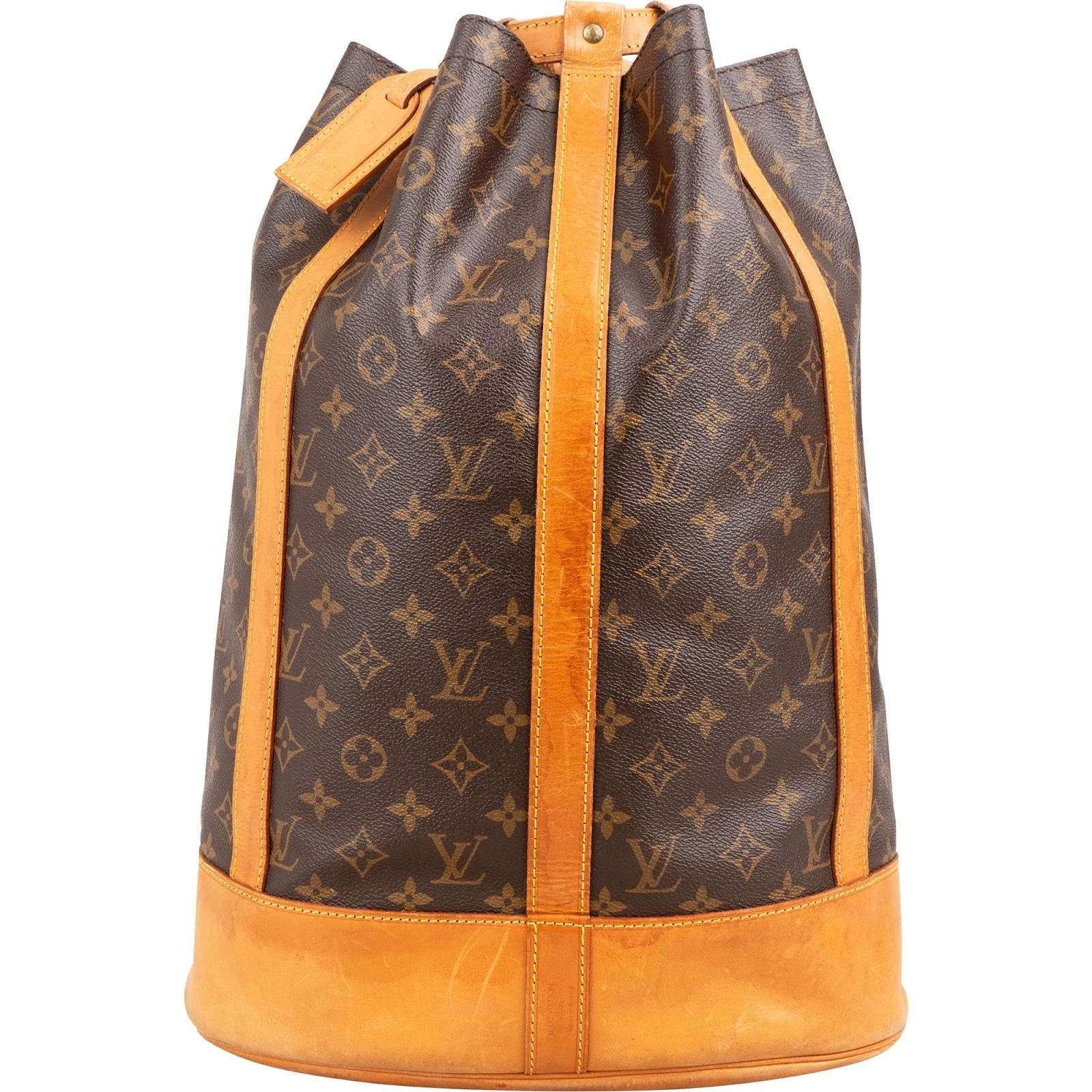 Randonnée leather handbag