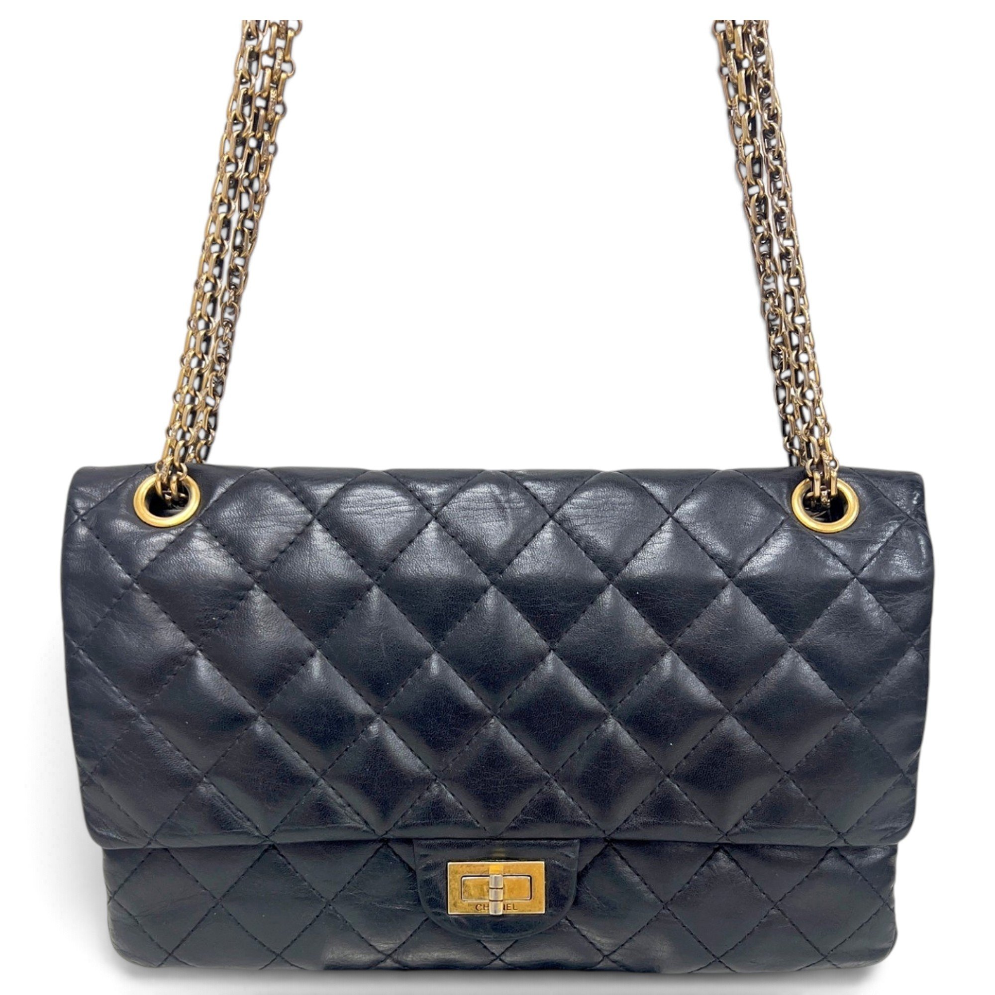 2.55 leather handbag