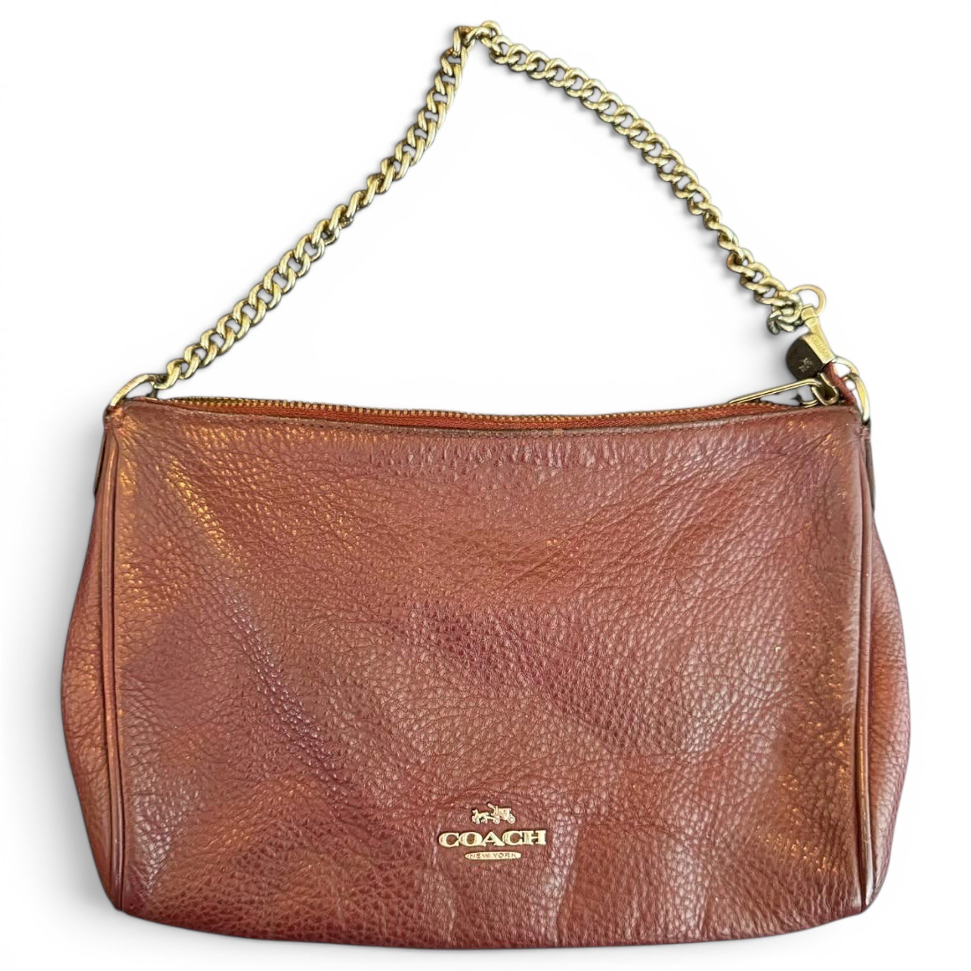 Leather handbag