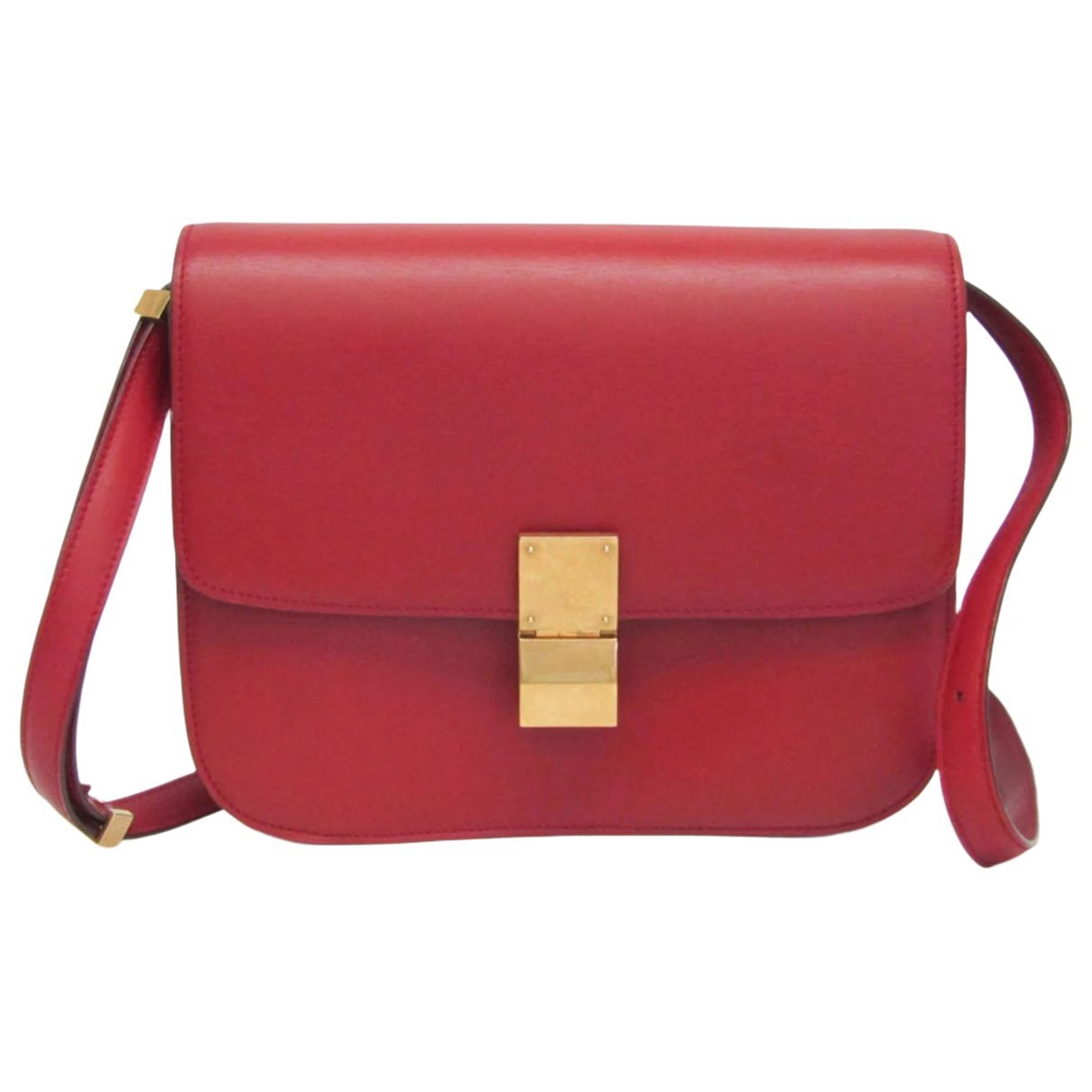 Clasp box pony-style calfskin handbag