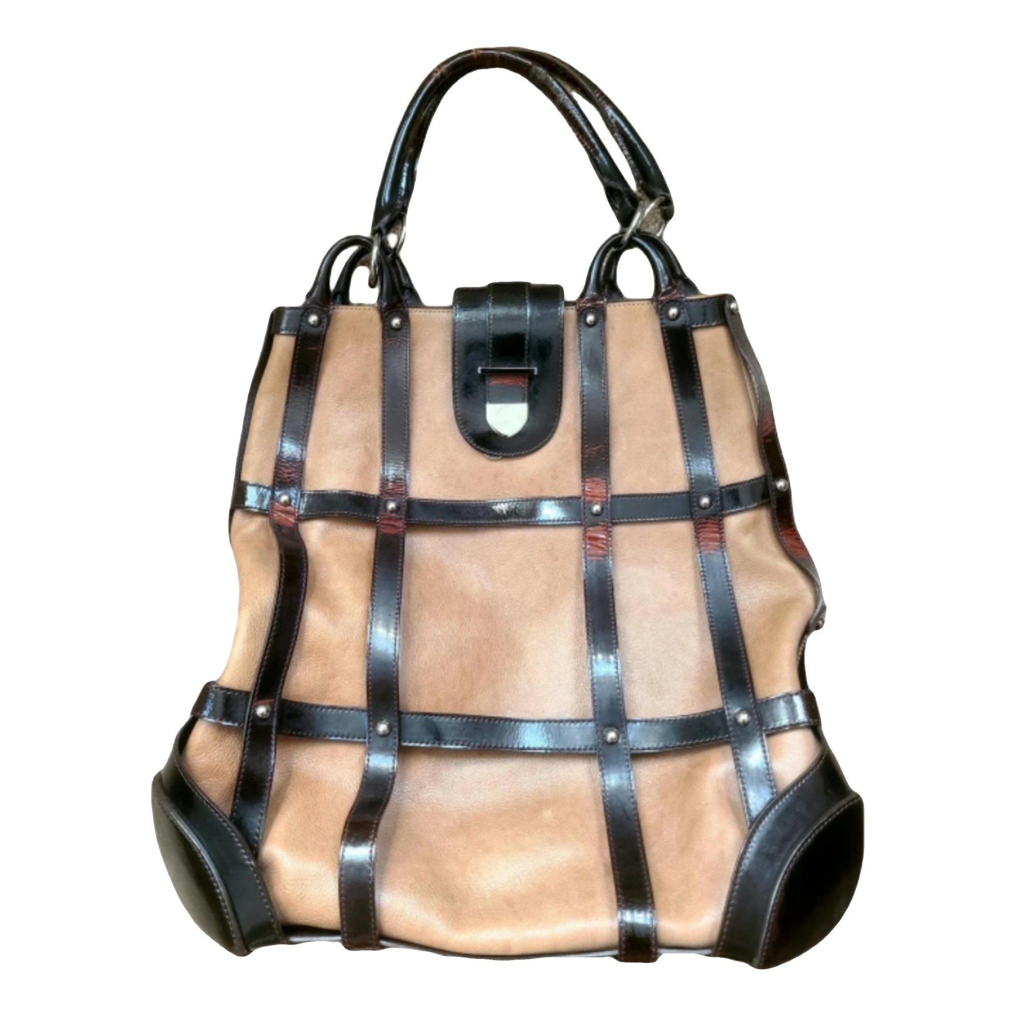 Leather tote