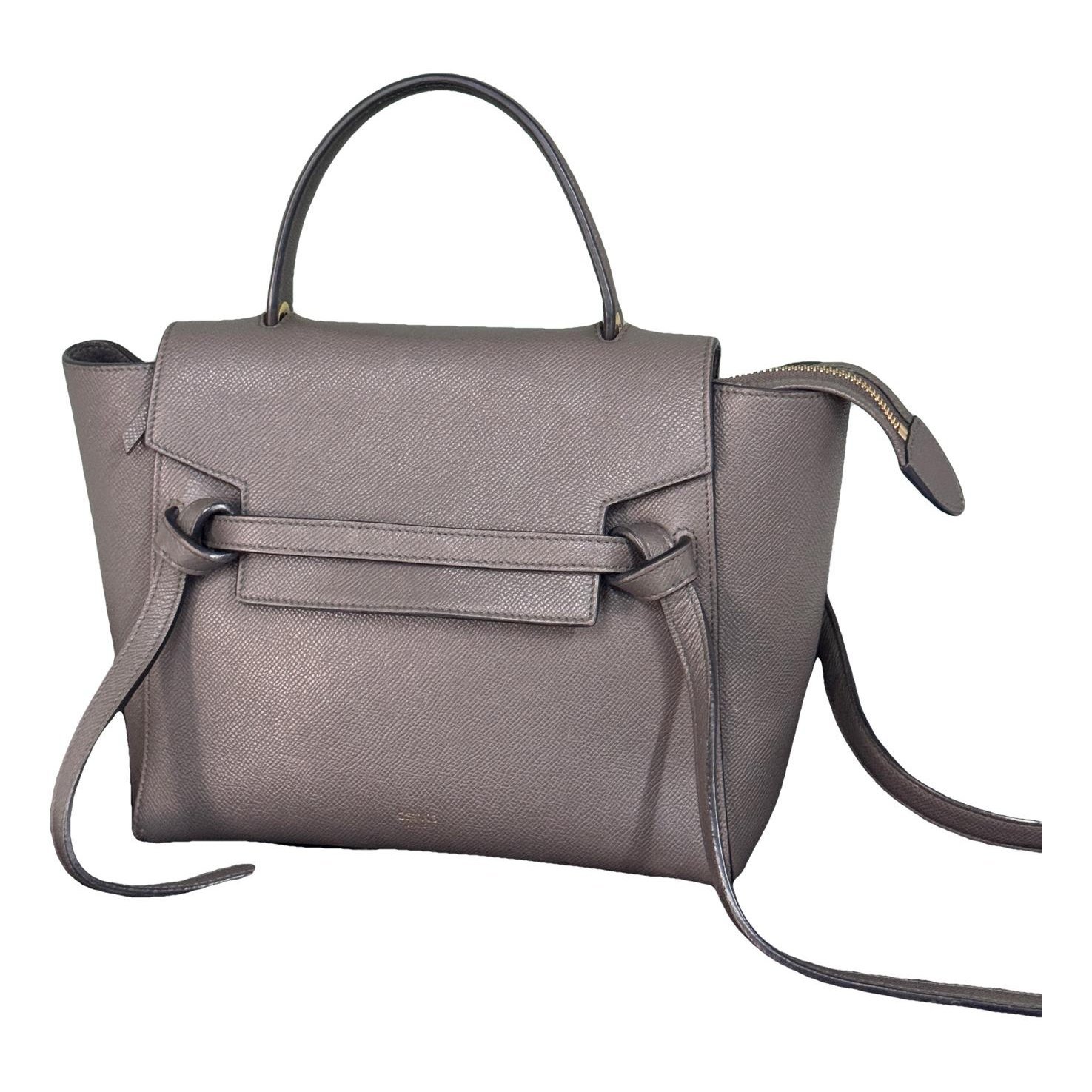 Belt leather handbag