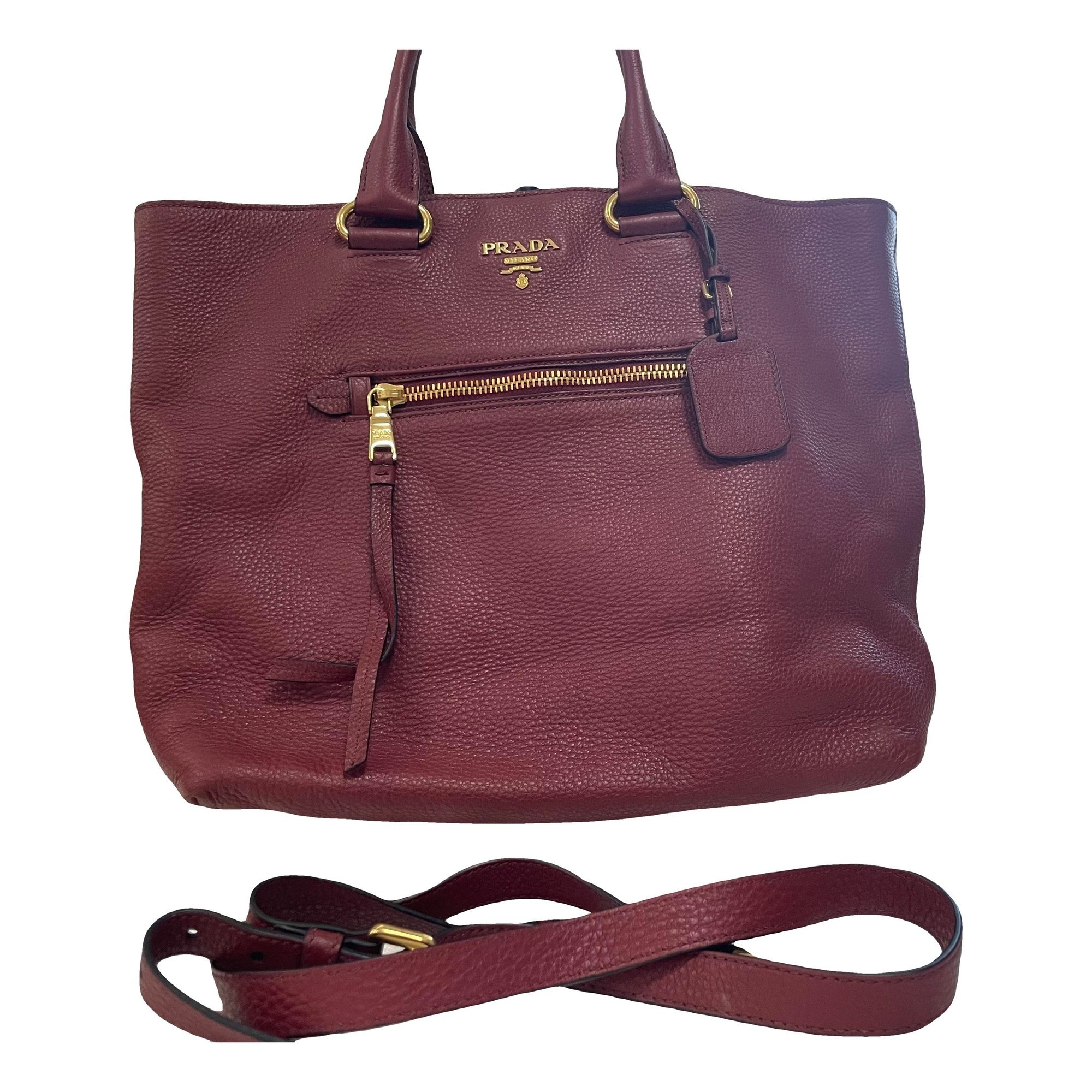 Leather handbag