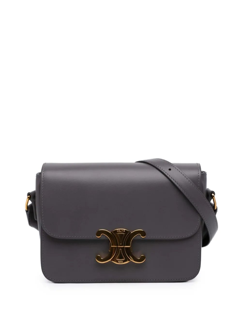 2024 Teen Shiny Calfskin Triomphe crossbody bag