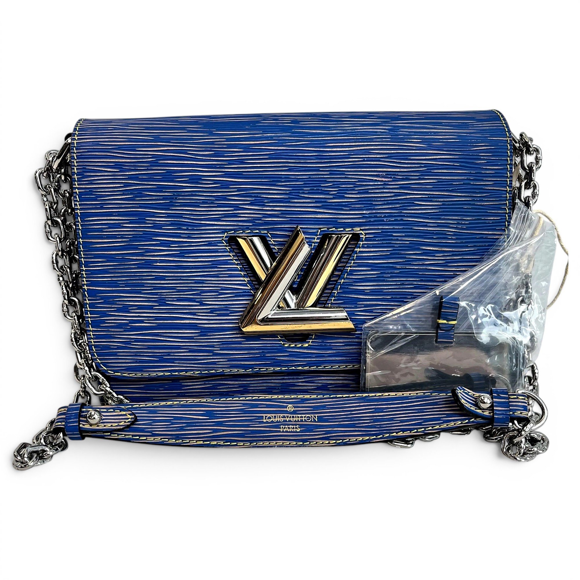 Twist leather crossbody bag