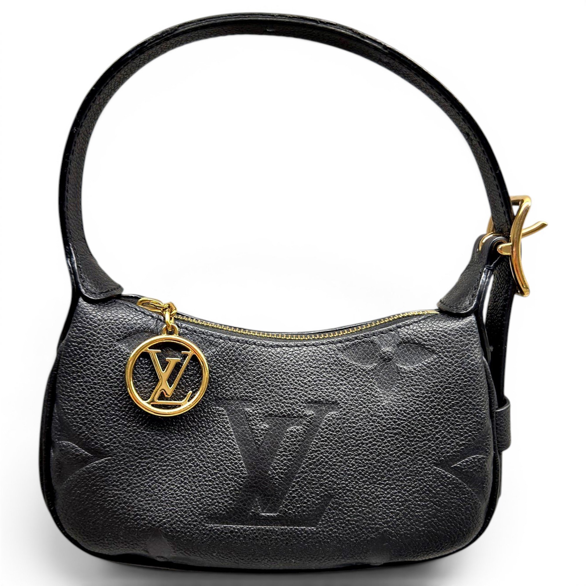 Loop leather handbag