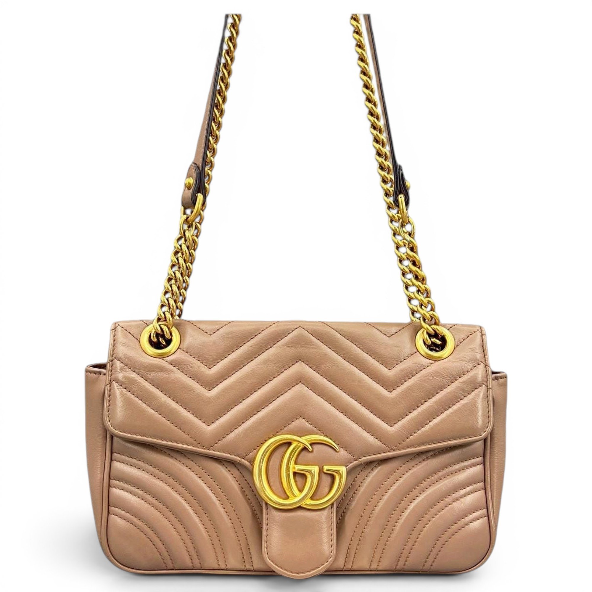 GG Marmont Flap leather handbag