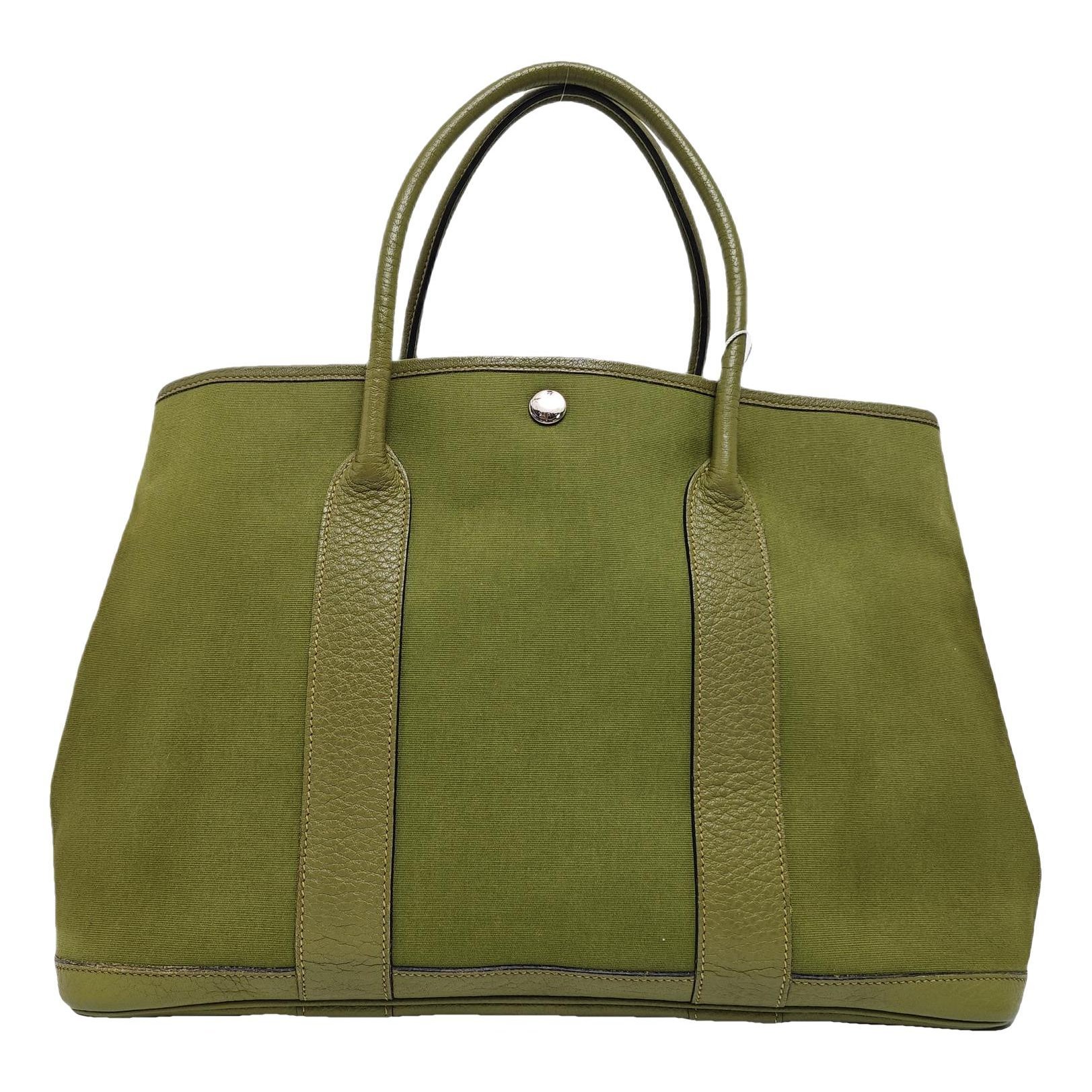 Garden Party leather handbag