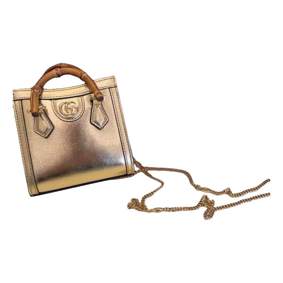 Bamboo leather handbag