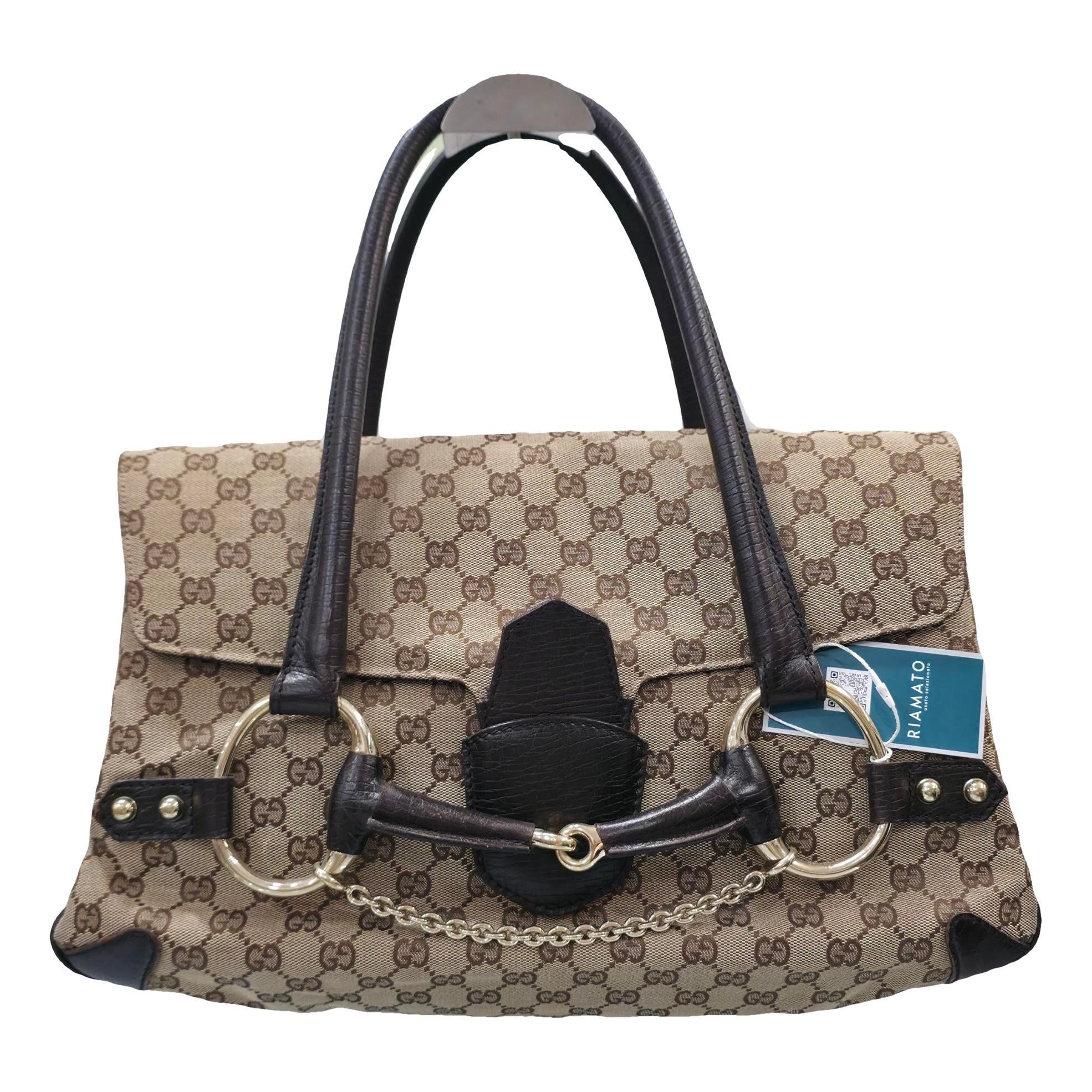 Horsebit Chain leather handbag