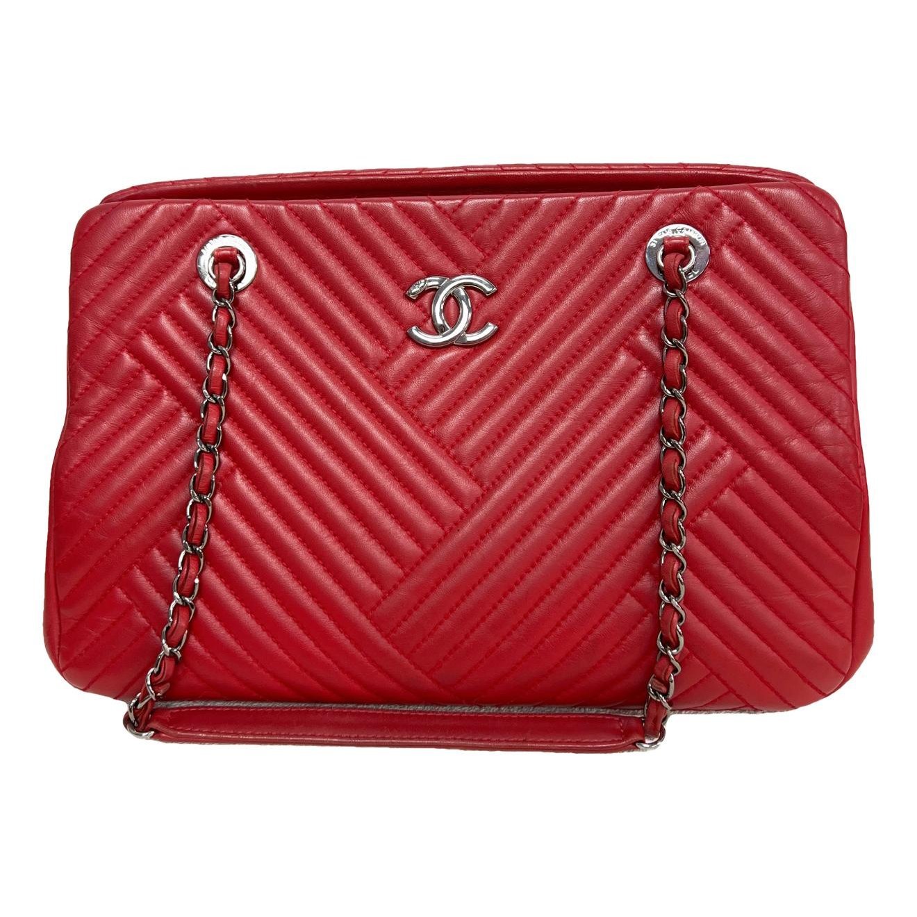 Classic CC Shopping leather tote
