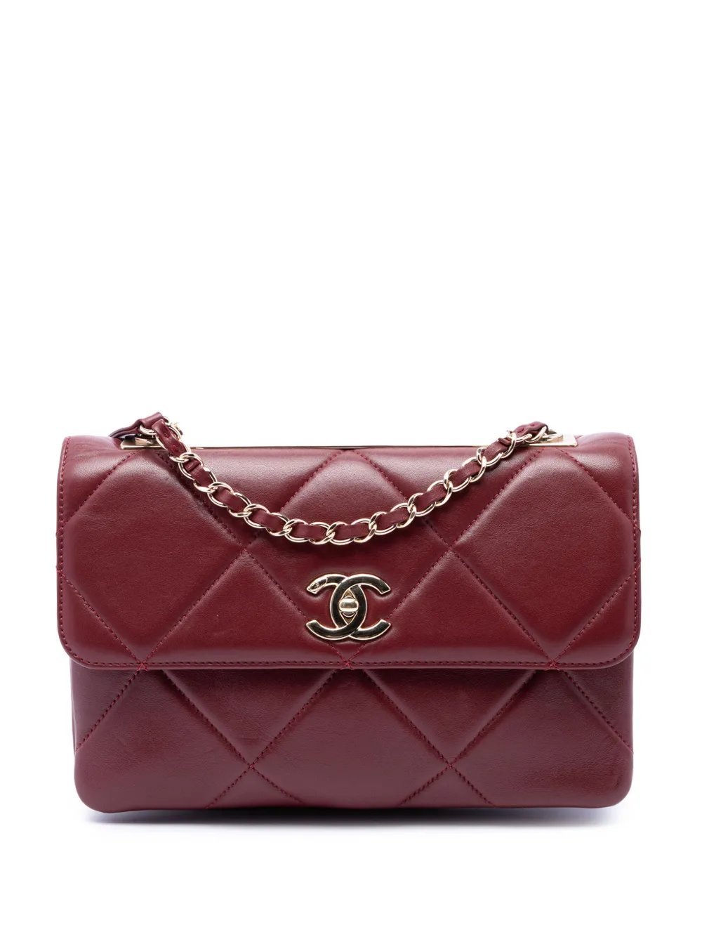 2019 Quilted Lambskin Trendy CC Flap shoulder bag