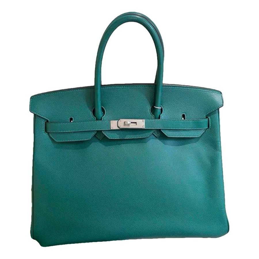 Birkin 35 leather handbag