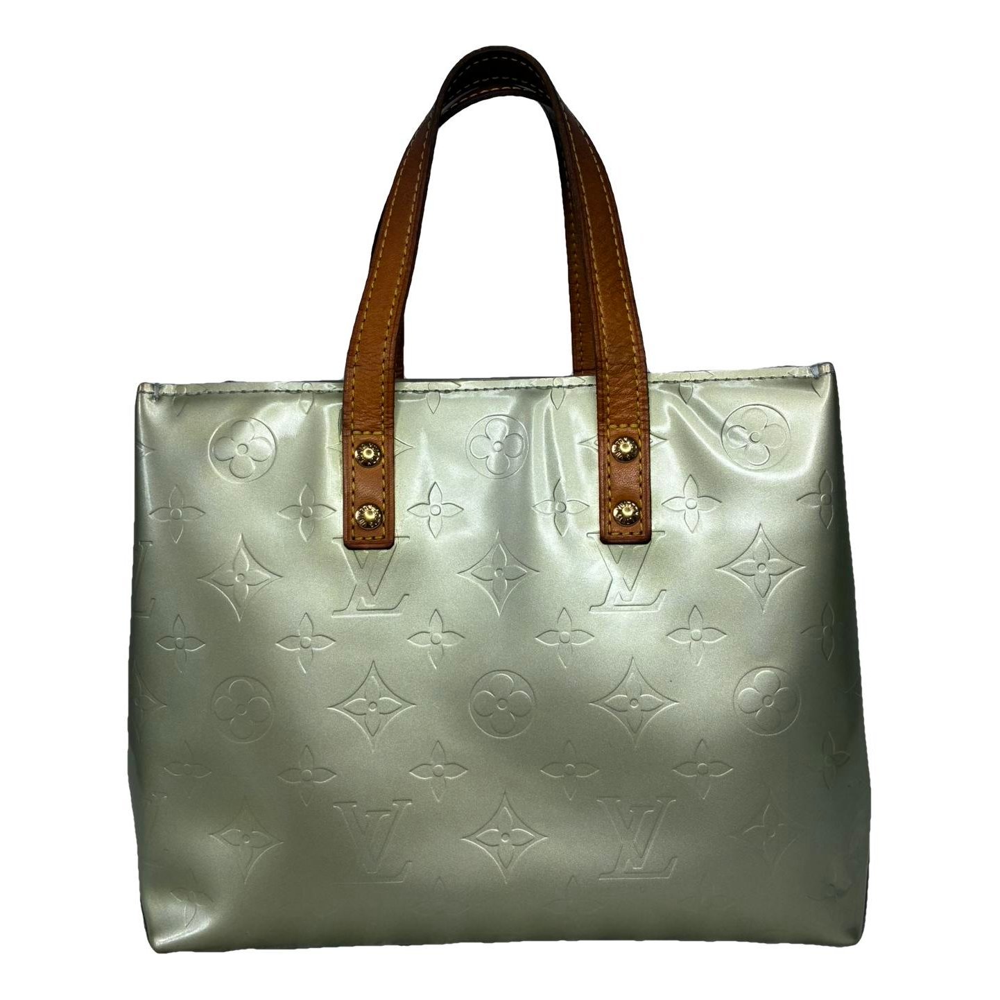Reade patent leather handbag