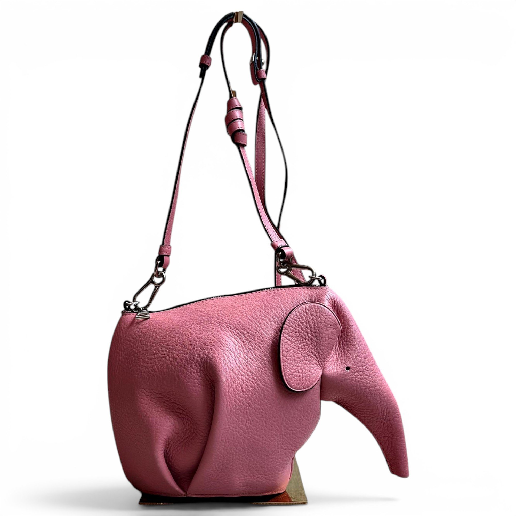 Animals leather crossbody bag