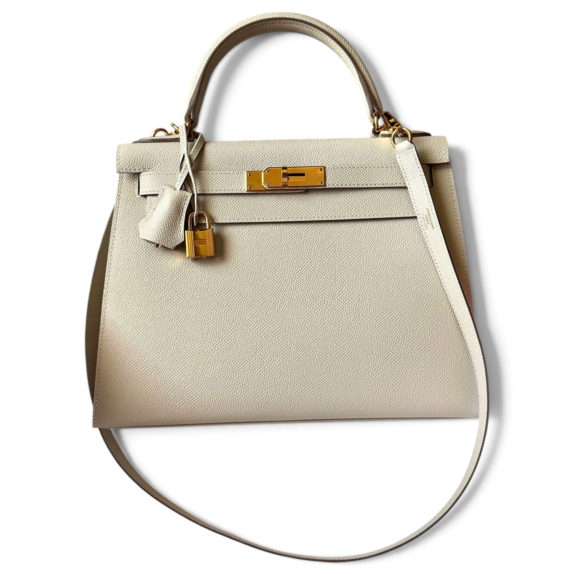 Kelly 28 leather handbag