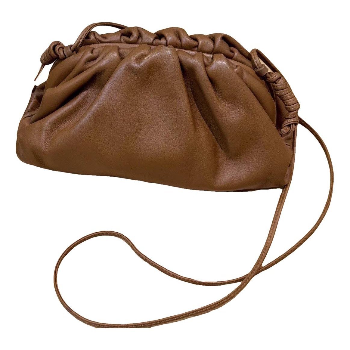 Pouch leather handbag