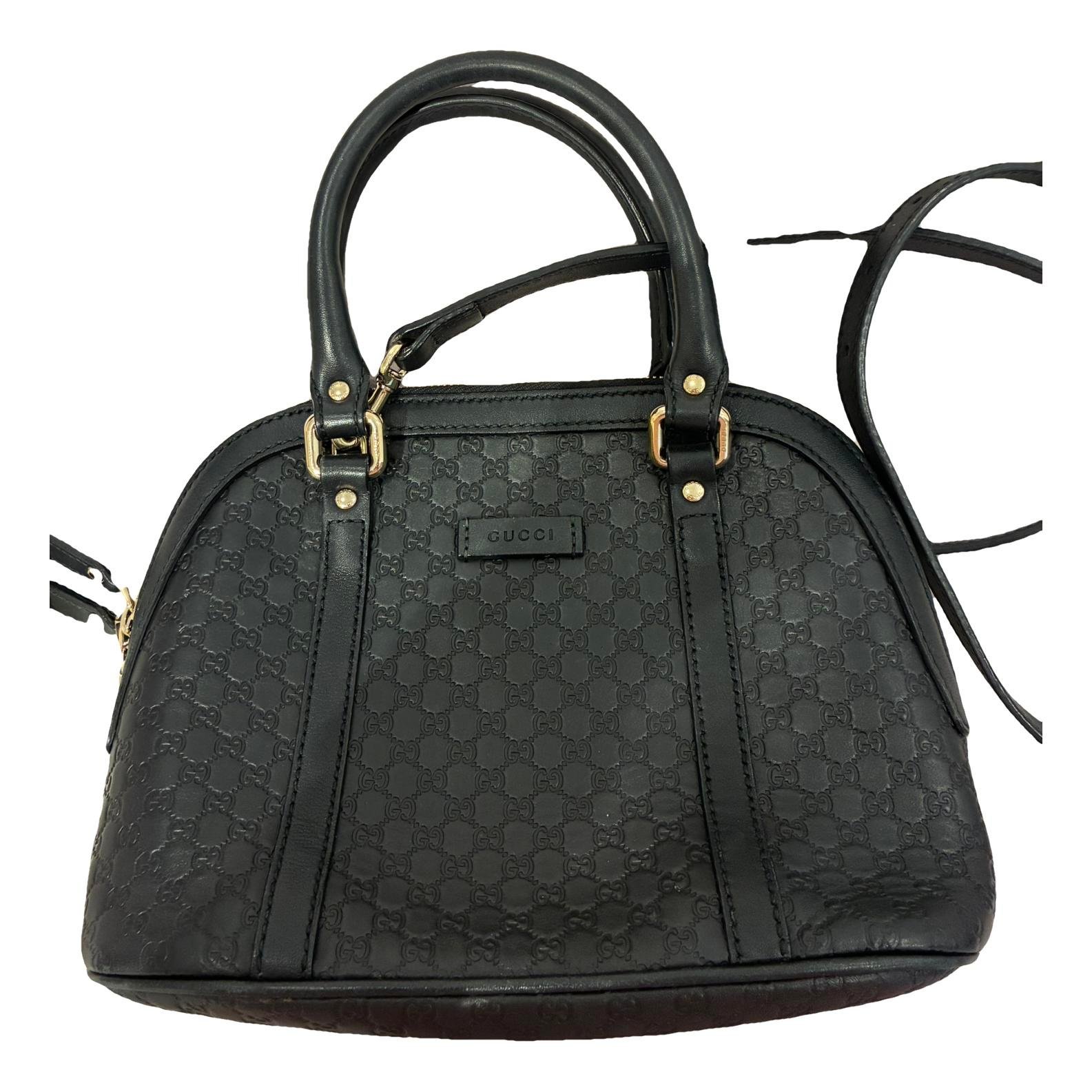 Dôme leather bag