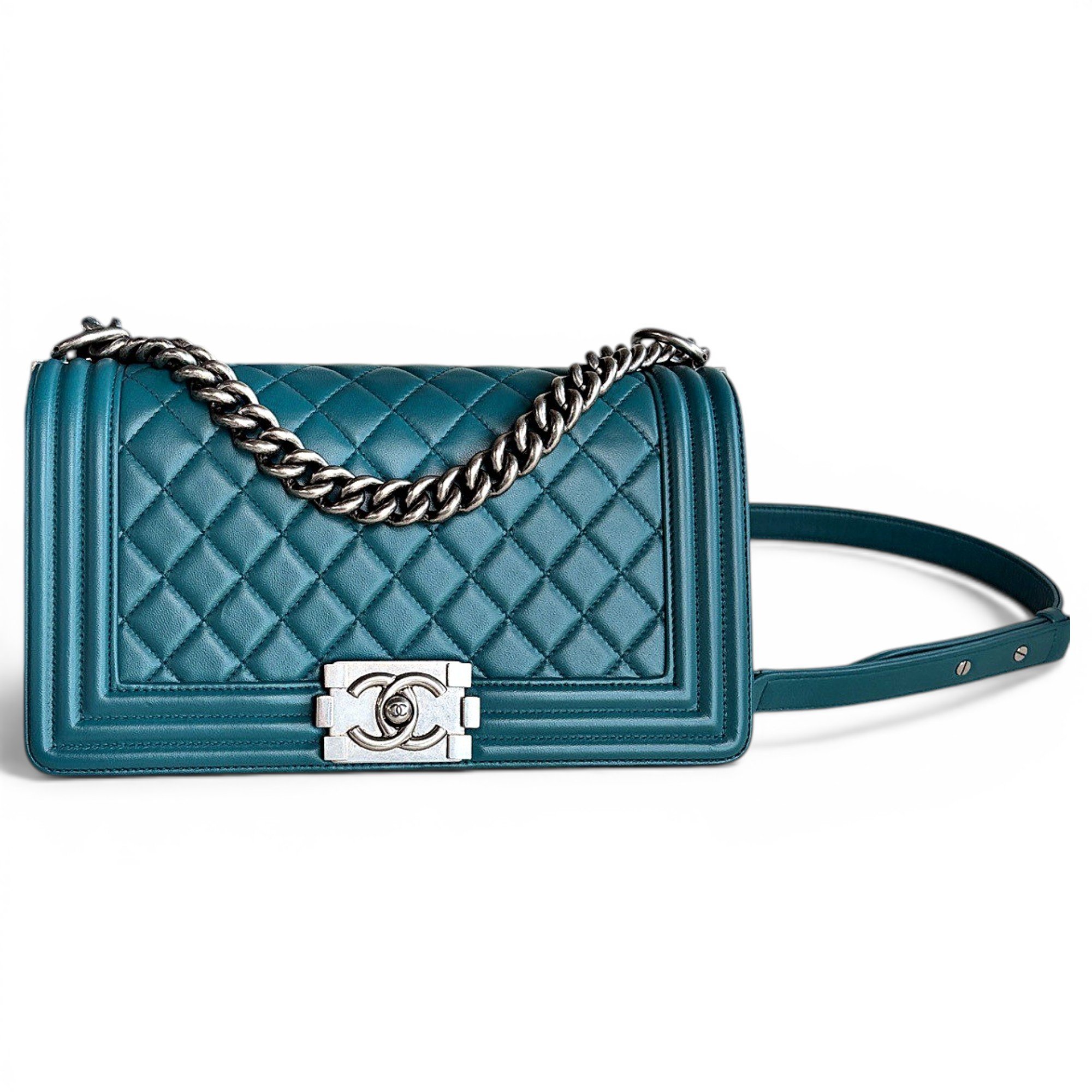Boy leather crossbody bag