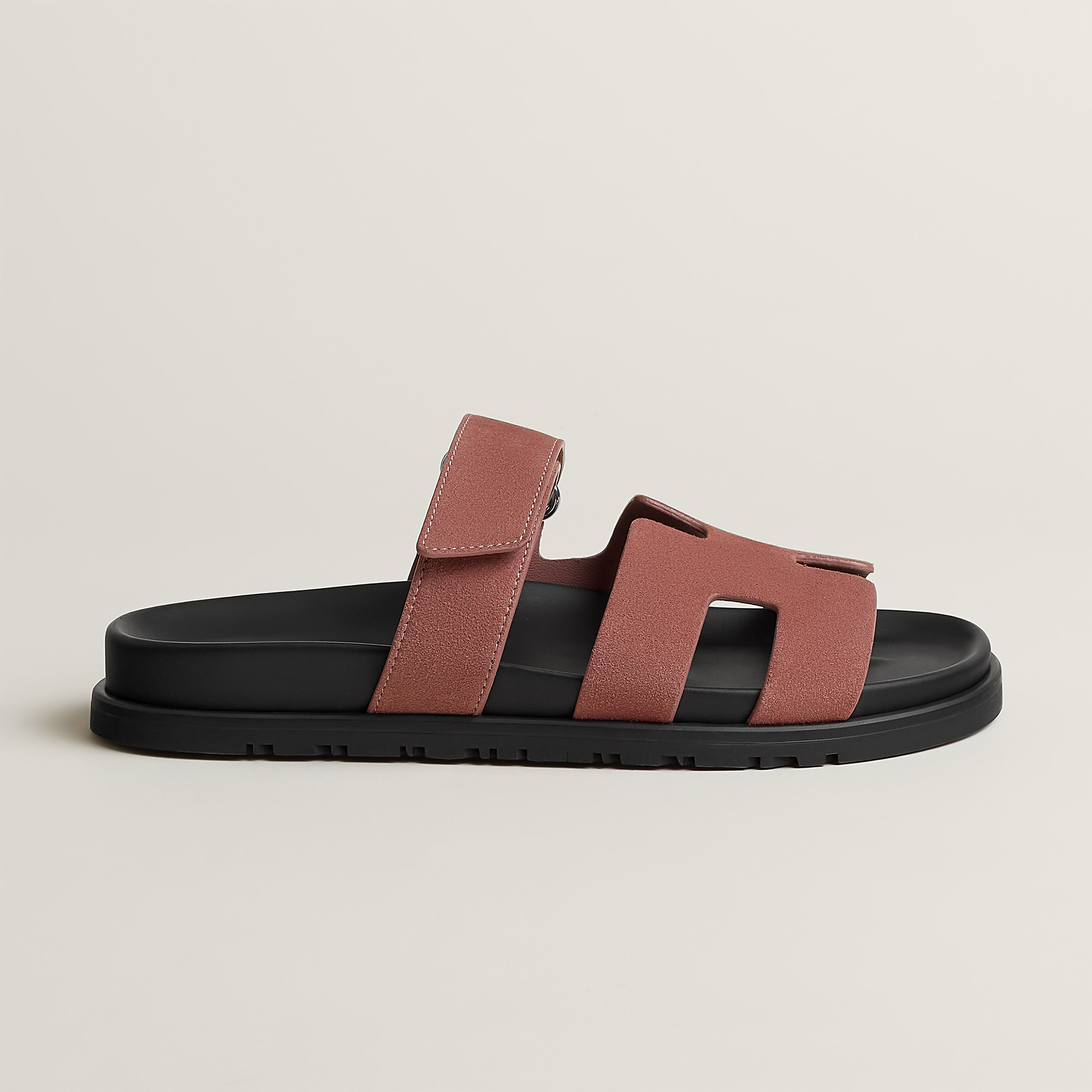 Hermès Chypre sandal size 34 Rose Antique