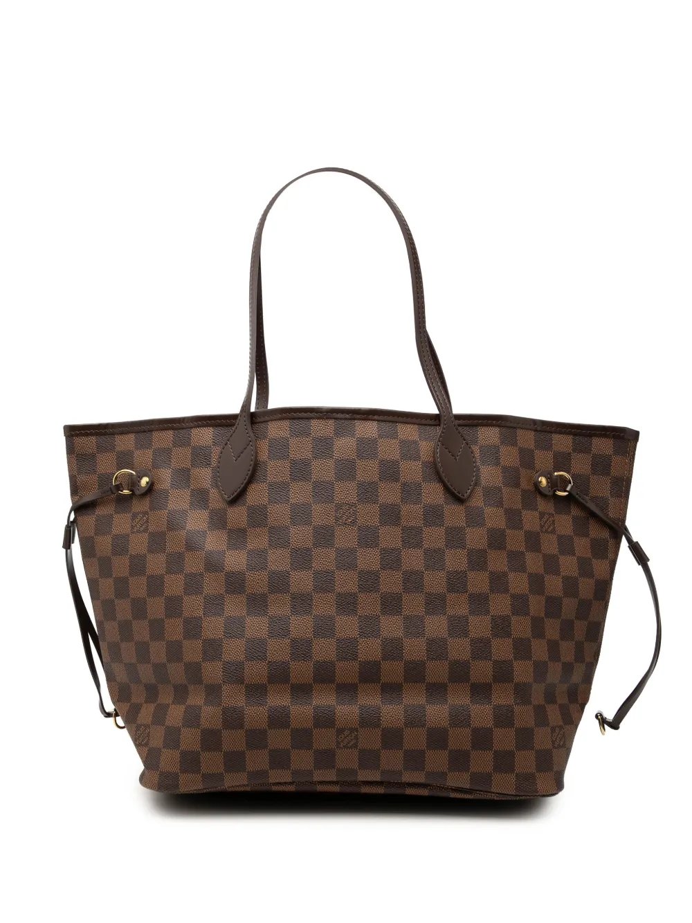 2009 Damier Ebene Neverfull MM tote bag