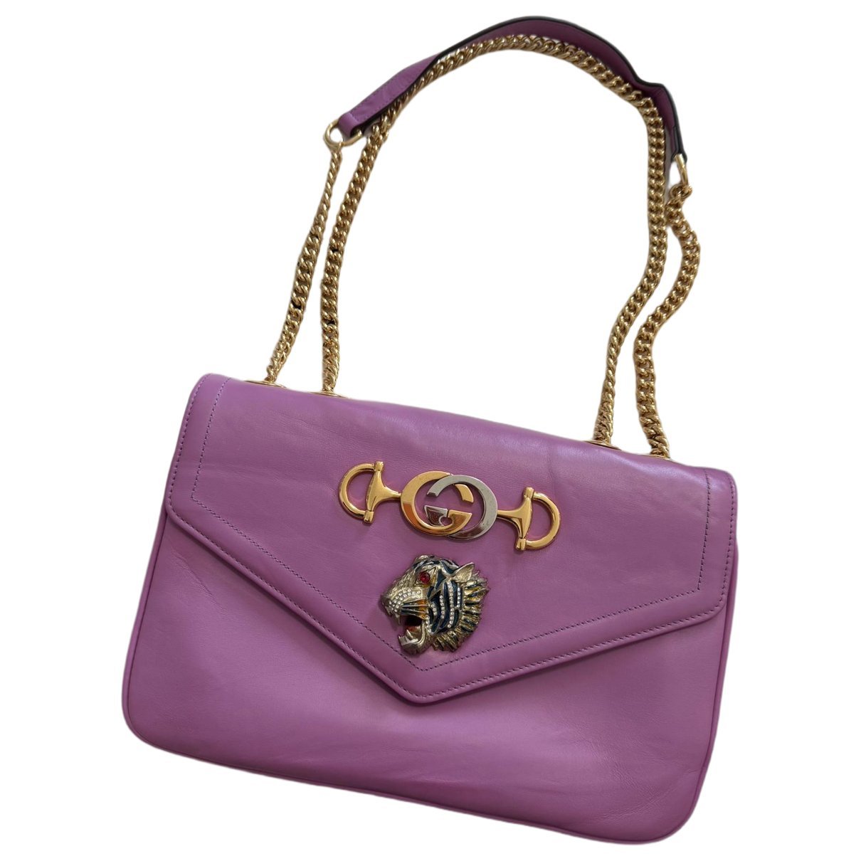 Rajah leather handbag