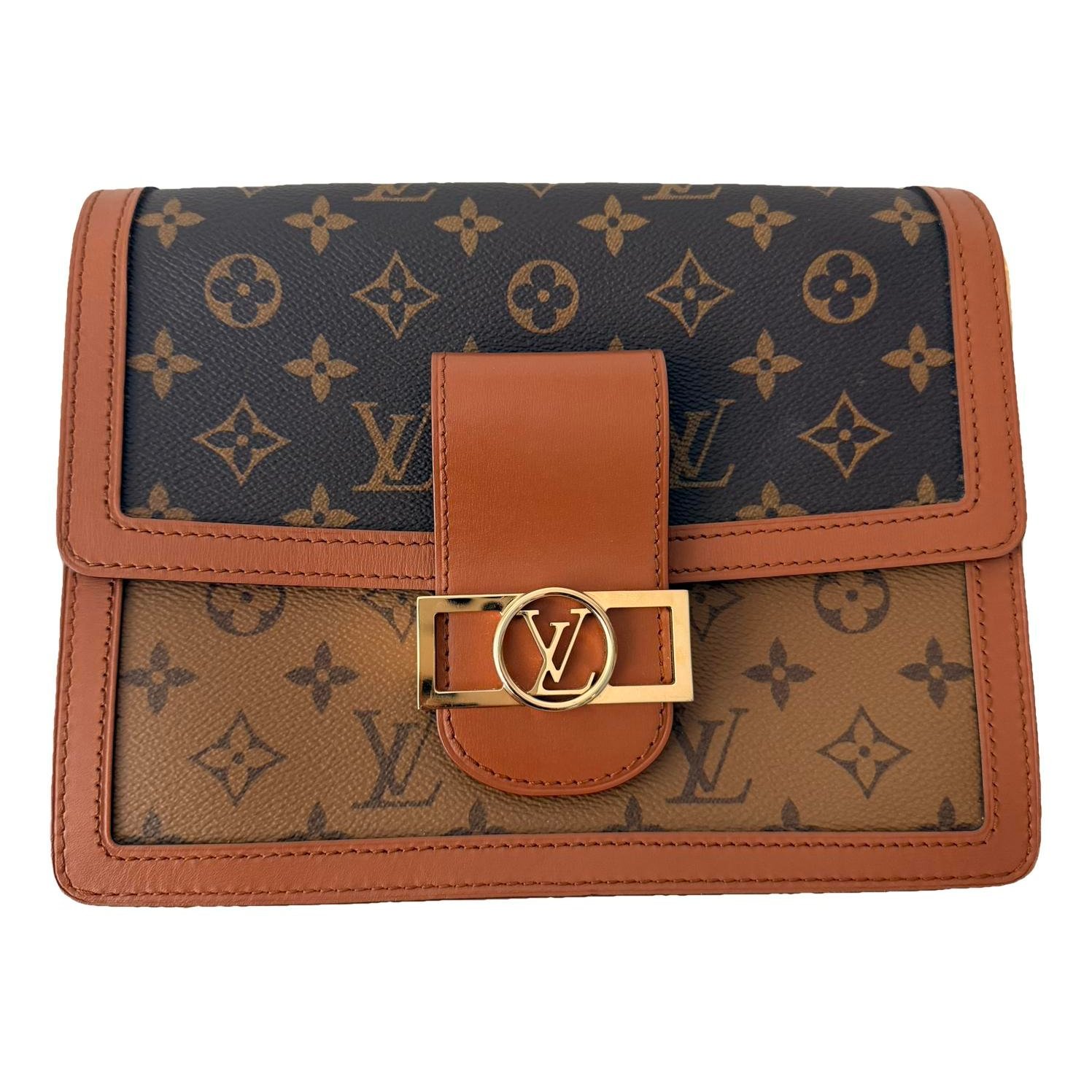 Dauphine leather crossbody bag