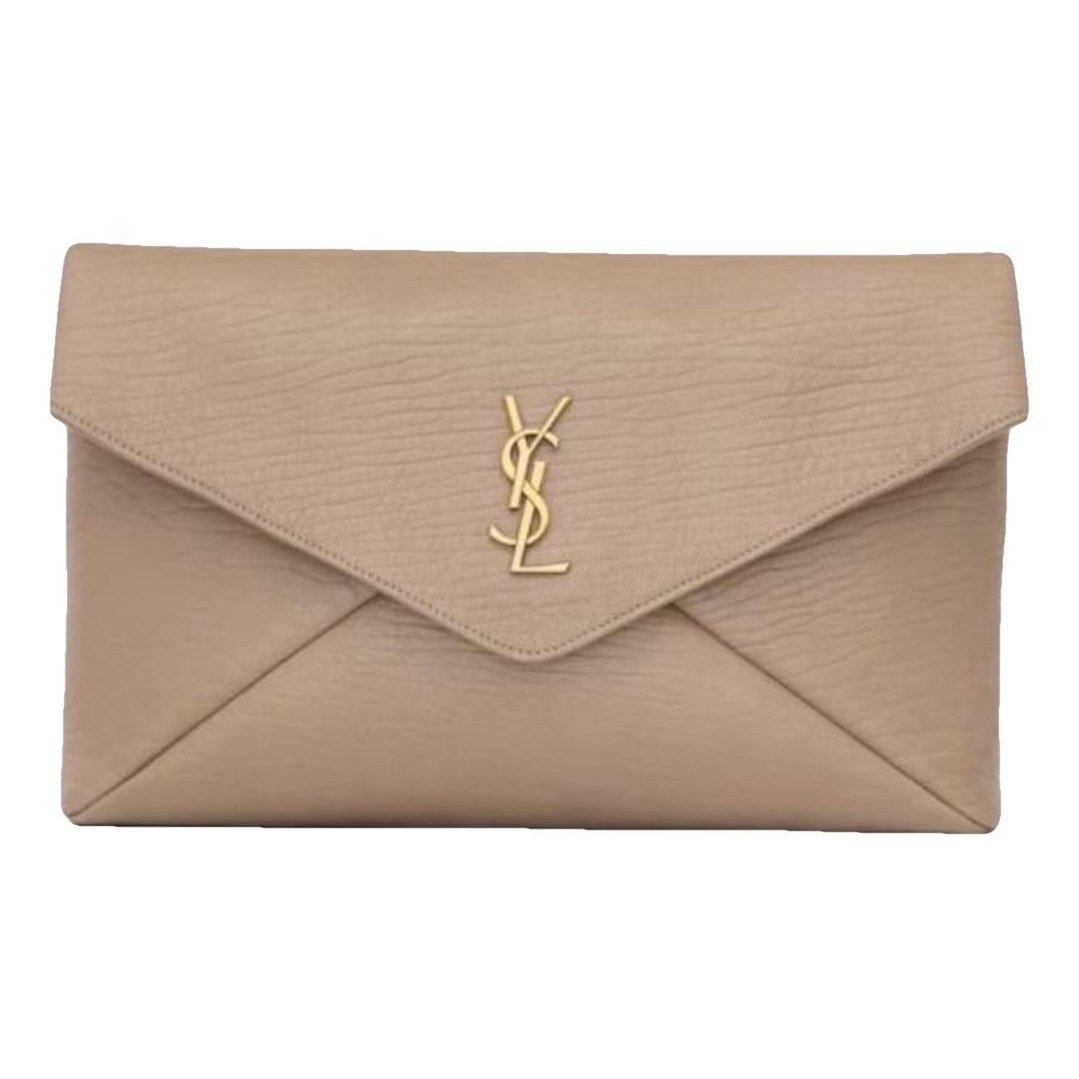 Cassandre leather clutch bag