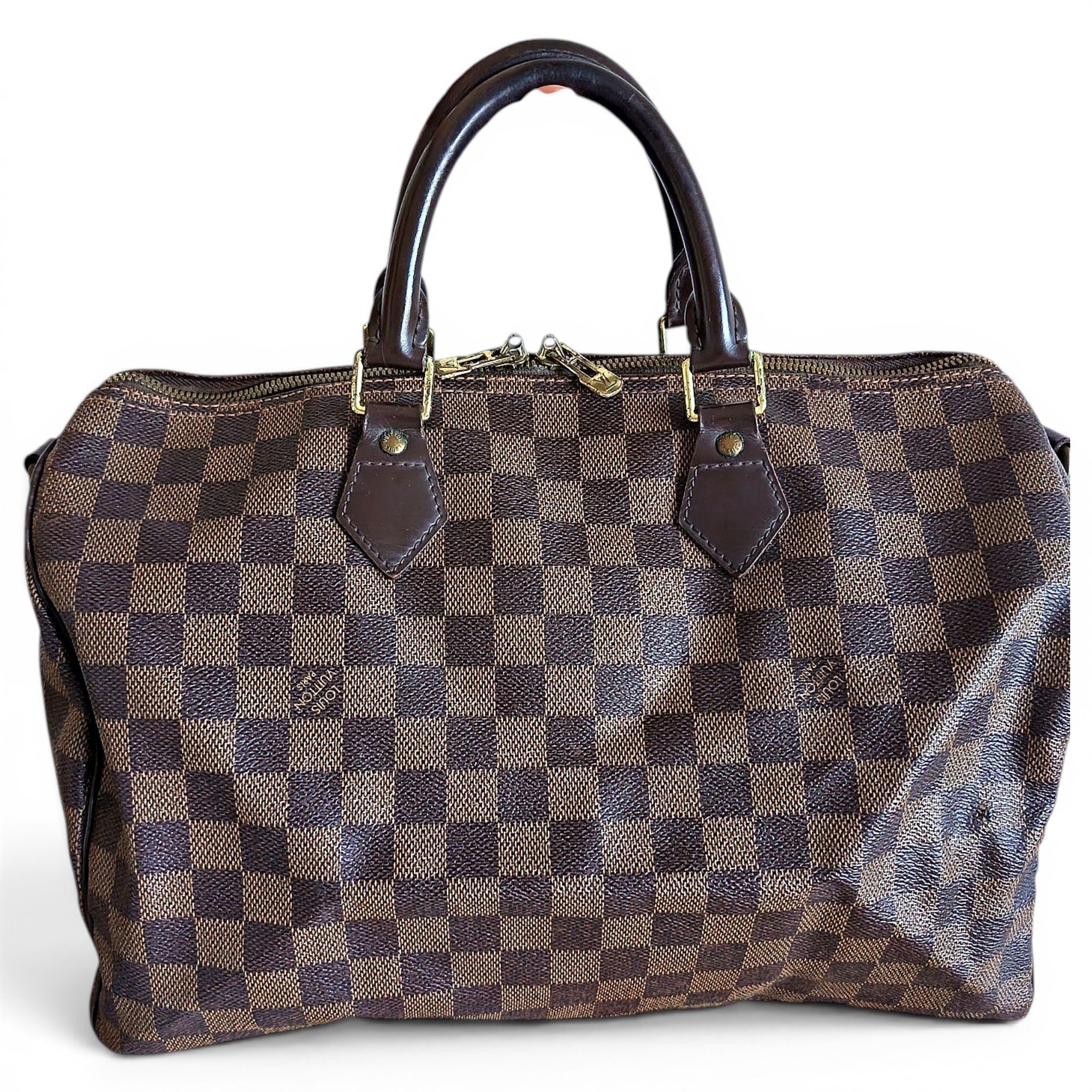 Speedy leather handbag