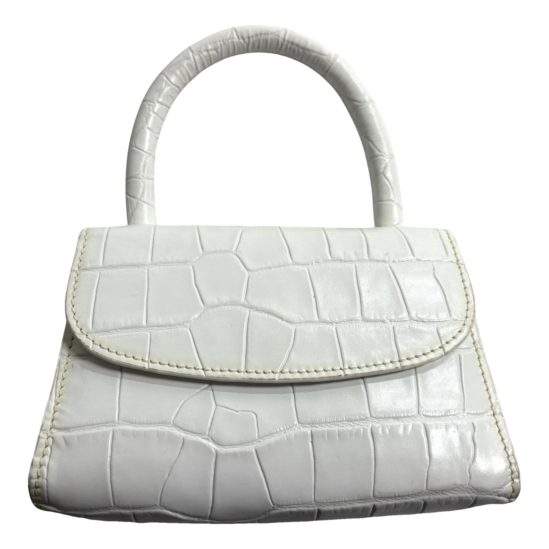 Mini leather tote