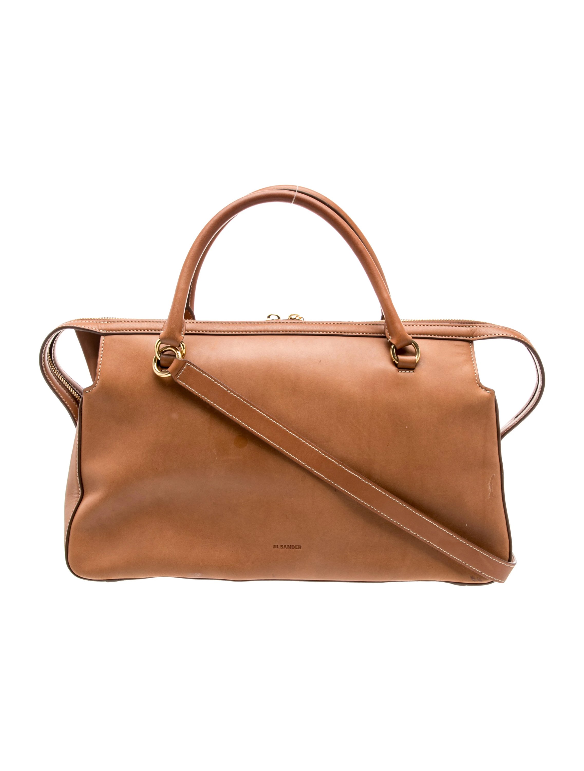 Leather Top Handle Bag