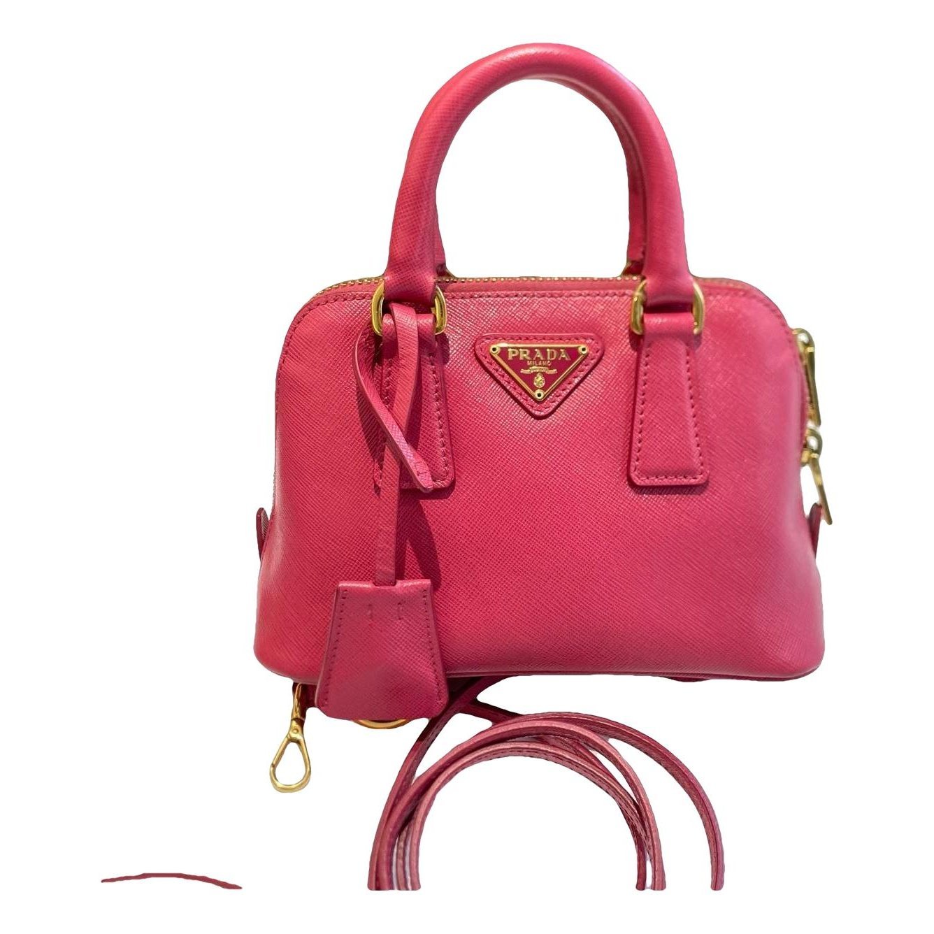 Promenade leather handbag