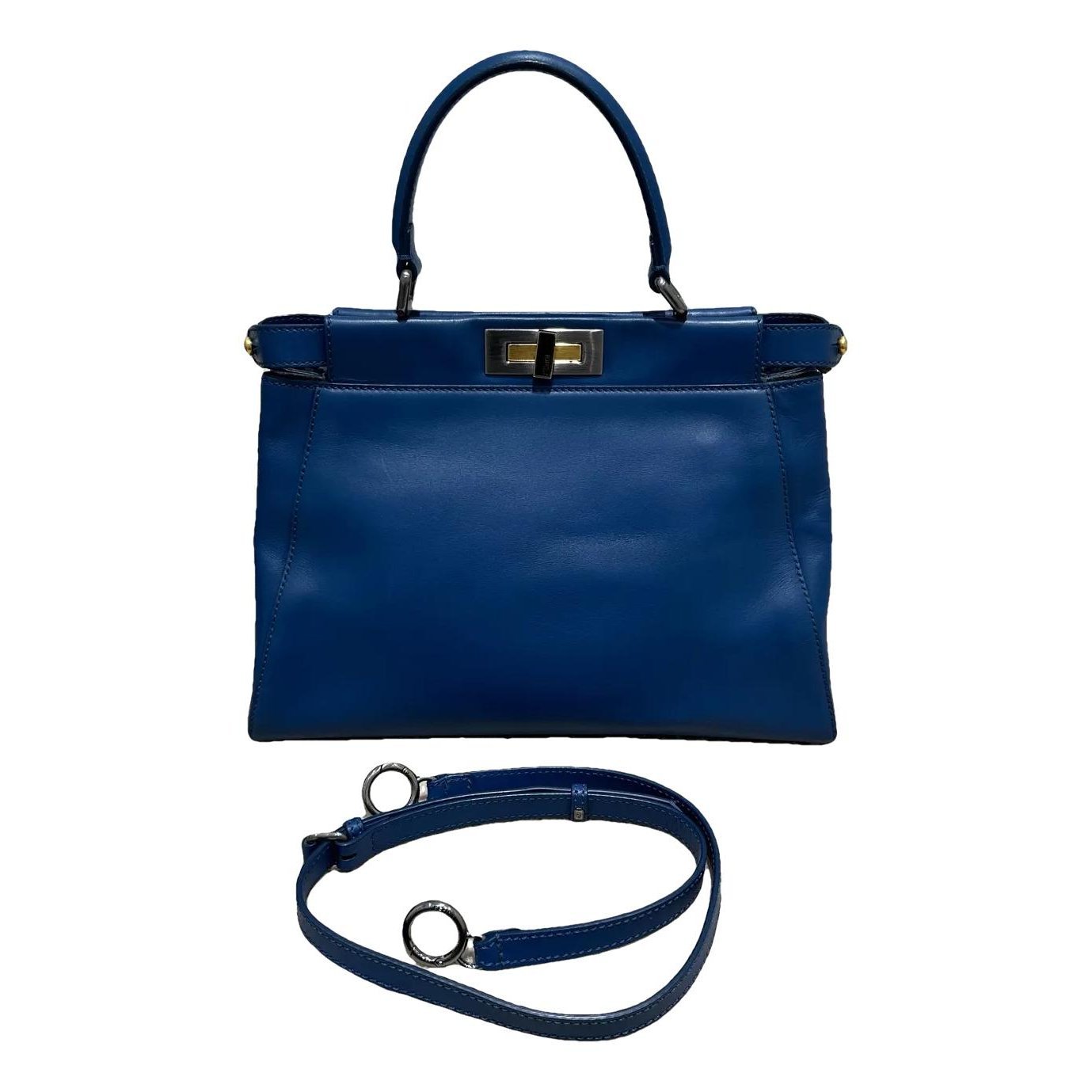 Peekaboo leather crossbody bag