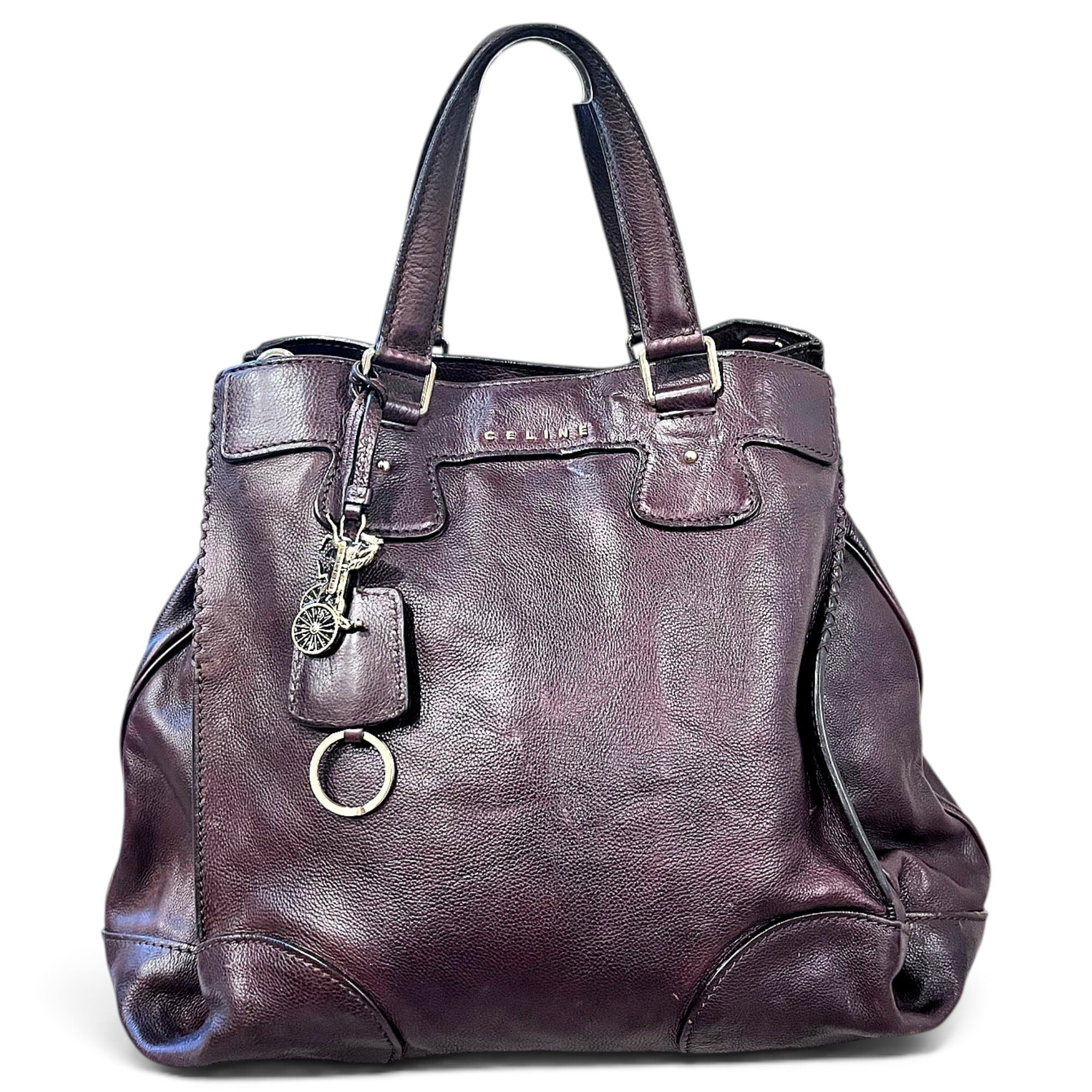 Leather tote